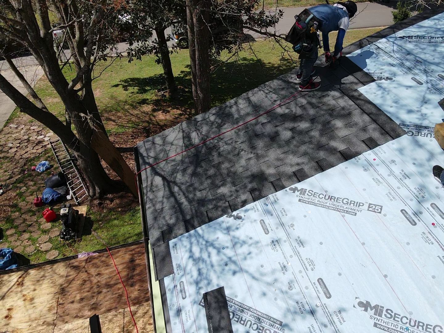 Residential Roofing Installation using Owens Corning by Inspector Roofing and Restoration