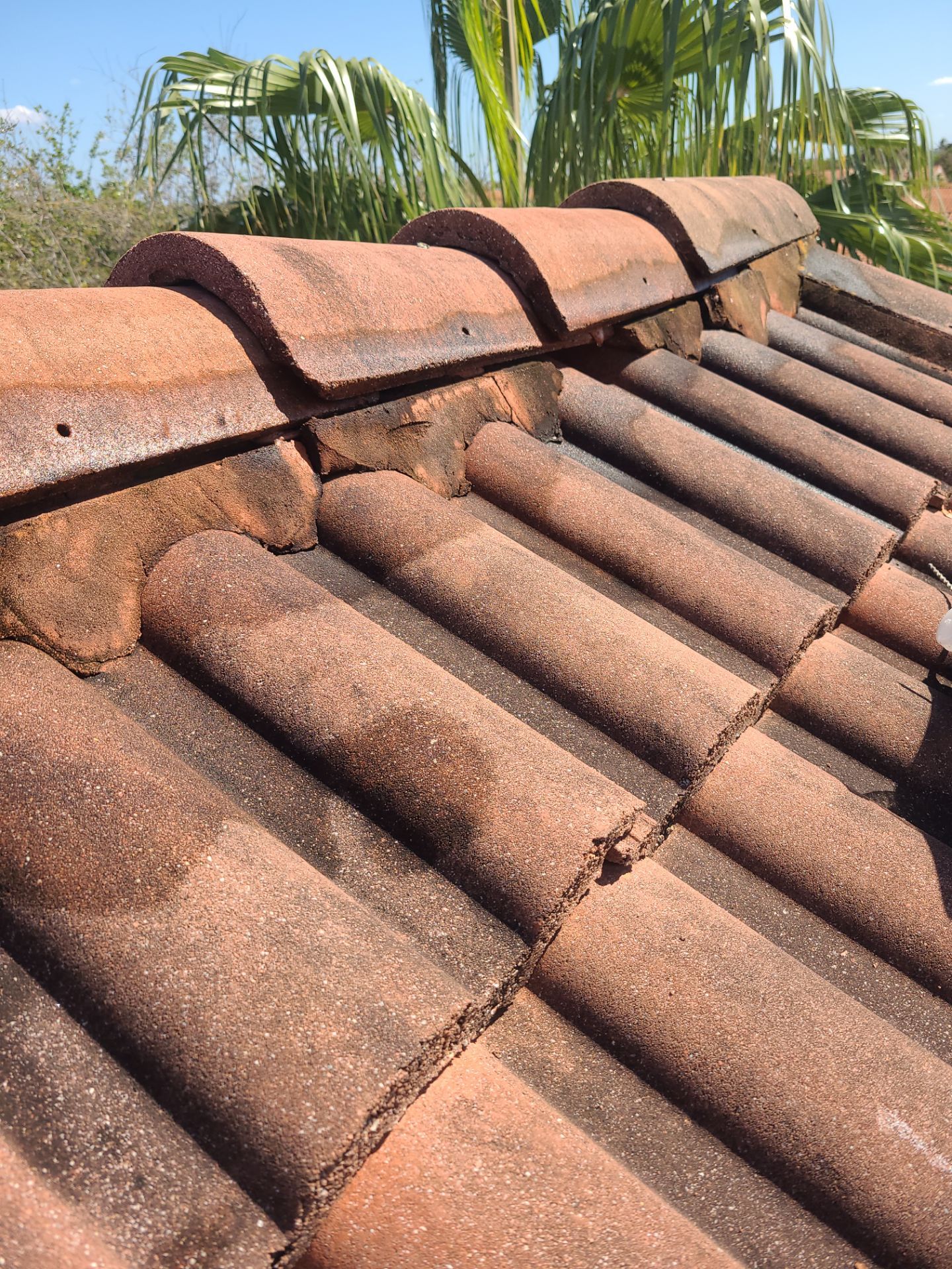 Concrete Tile Roof Repair and Ridge Cap Maintenance in Hypoluxo by Aastro Roofing