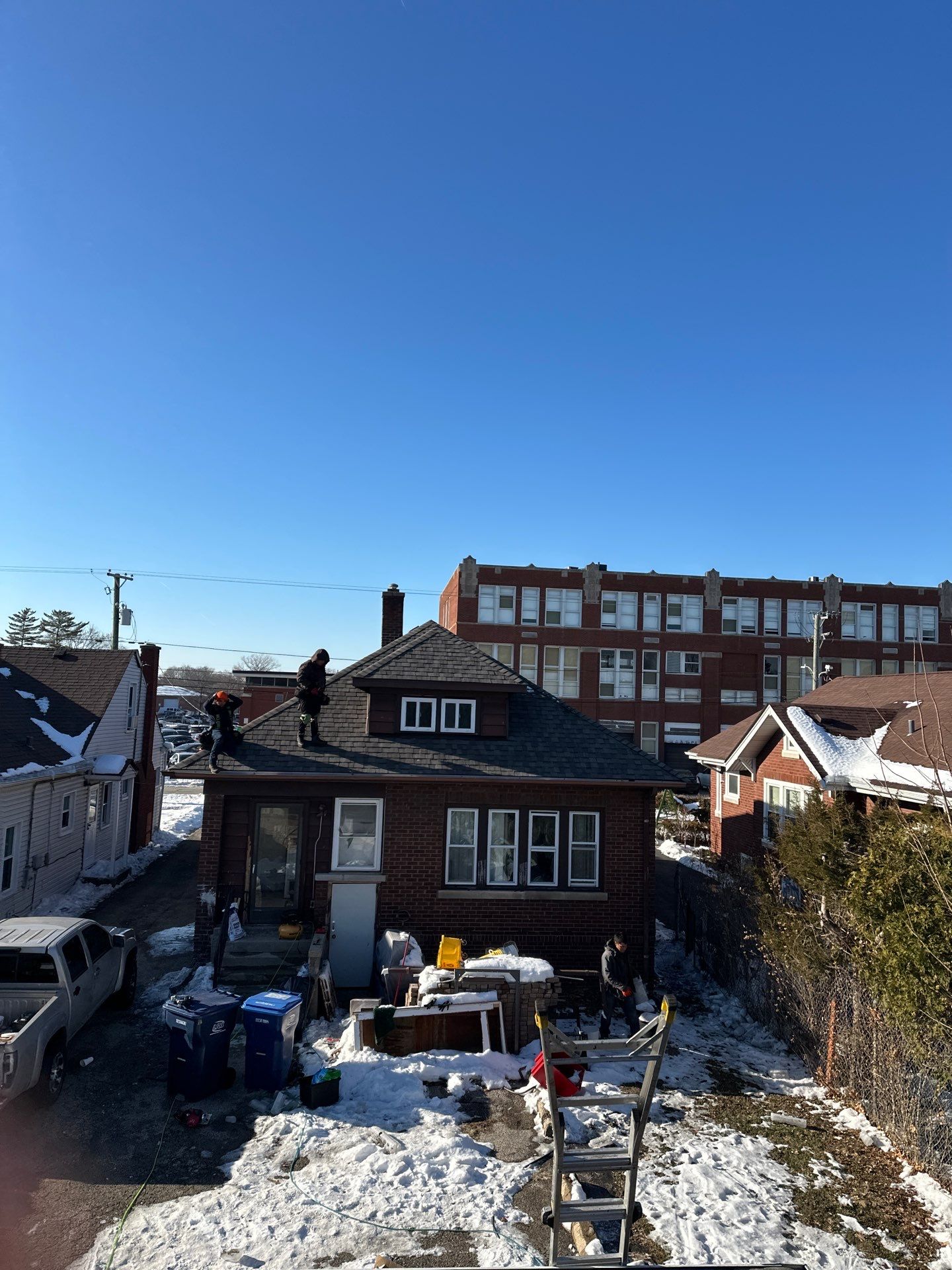 Residential Roof using Weather Wood by Just Brilliant Restoration JBR