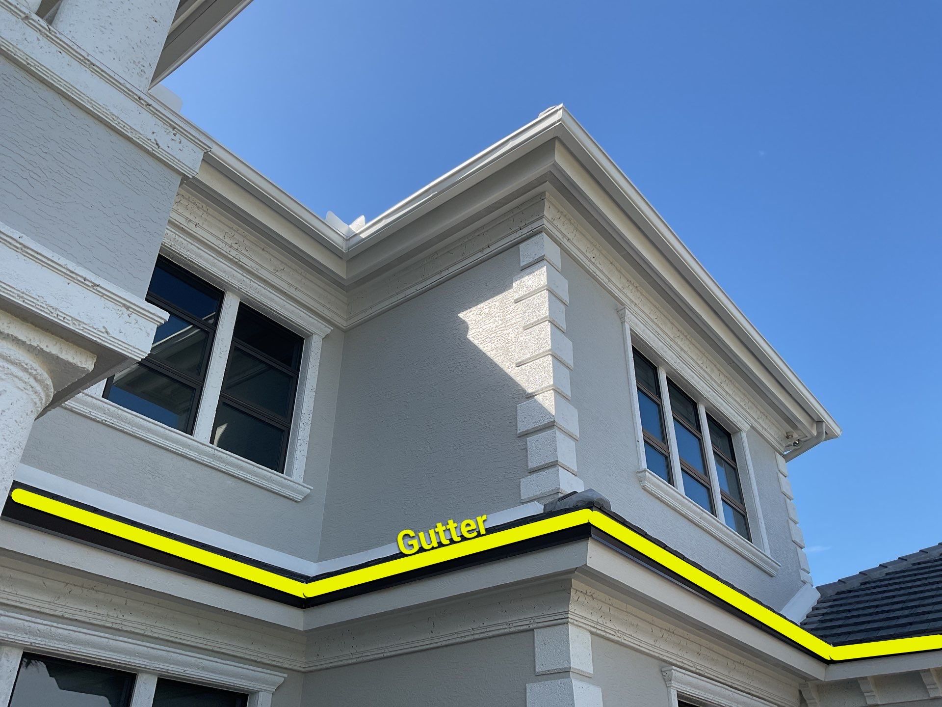 7-Inch Seamless Gutters for Heavy Rainfall in Cape Coral FL by Gutter Professors