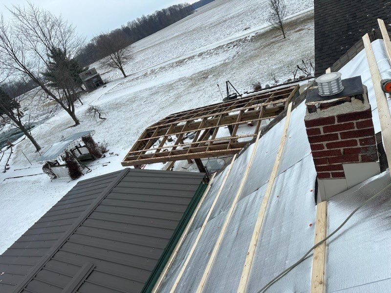 Standing Seam & Exposed Fastener Metal Roof Installation – Bluffton, IN by 4Ever Metal Roofing