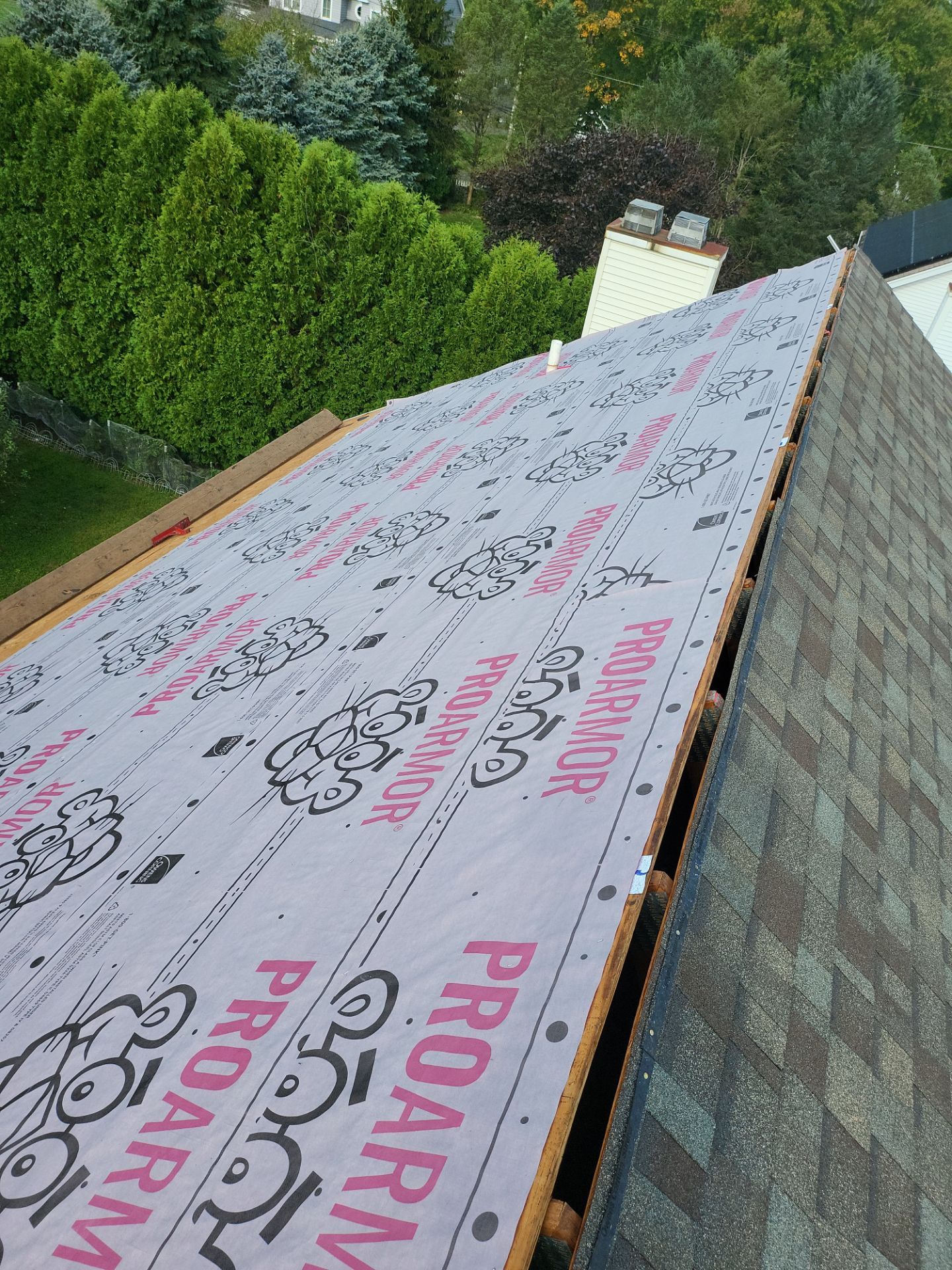 Residential Roofing Installation using Owens Corning Duration Driftwood by A Plus Exterior