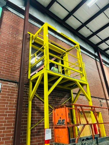 Second-Story Safety Gate Installation – AAF Flanders by S.W. Contracting & Consulting