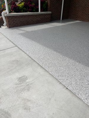 Garage Floor Coating using Coyote