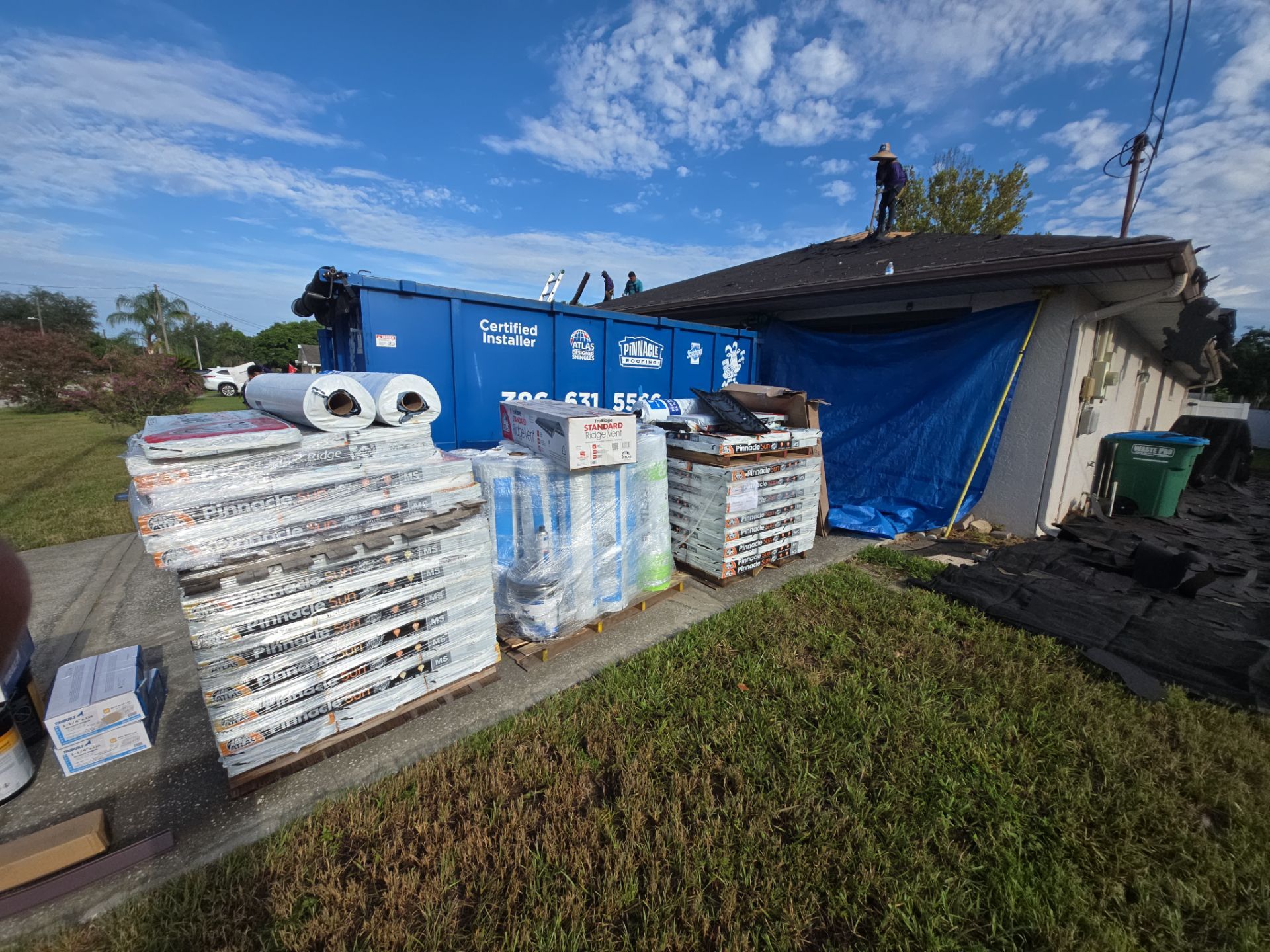 Deltona Roof Replacement Featuring Atlas Pinnacle Sun in Cool Coral Canyon by Pinnacle Roofing Group