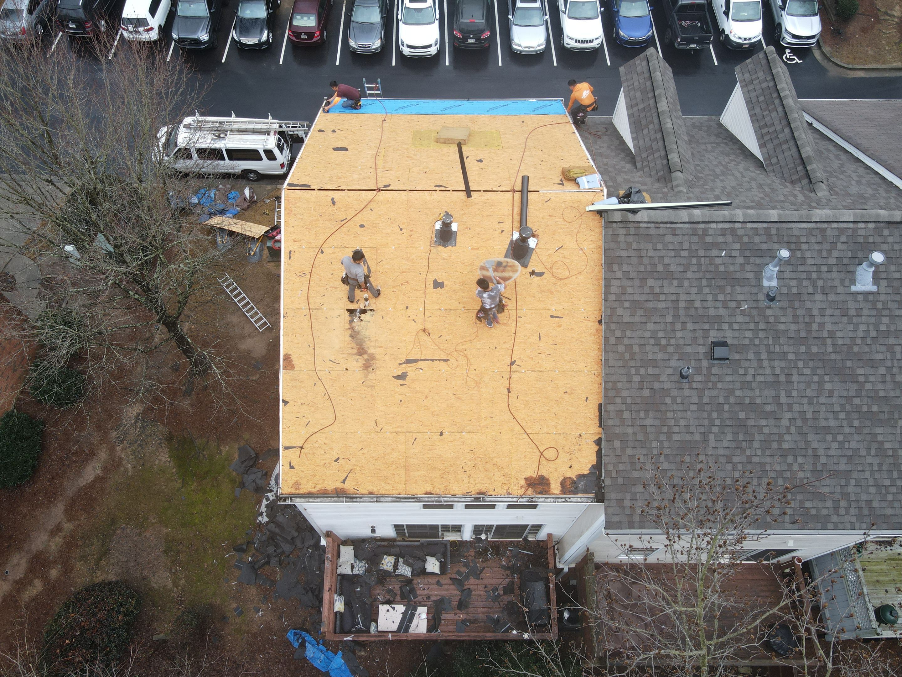 Residential Roofing Installation using Owens Corning by Inspector Roofing and Restoration