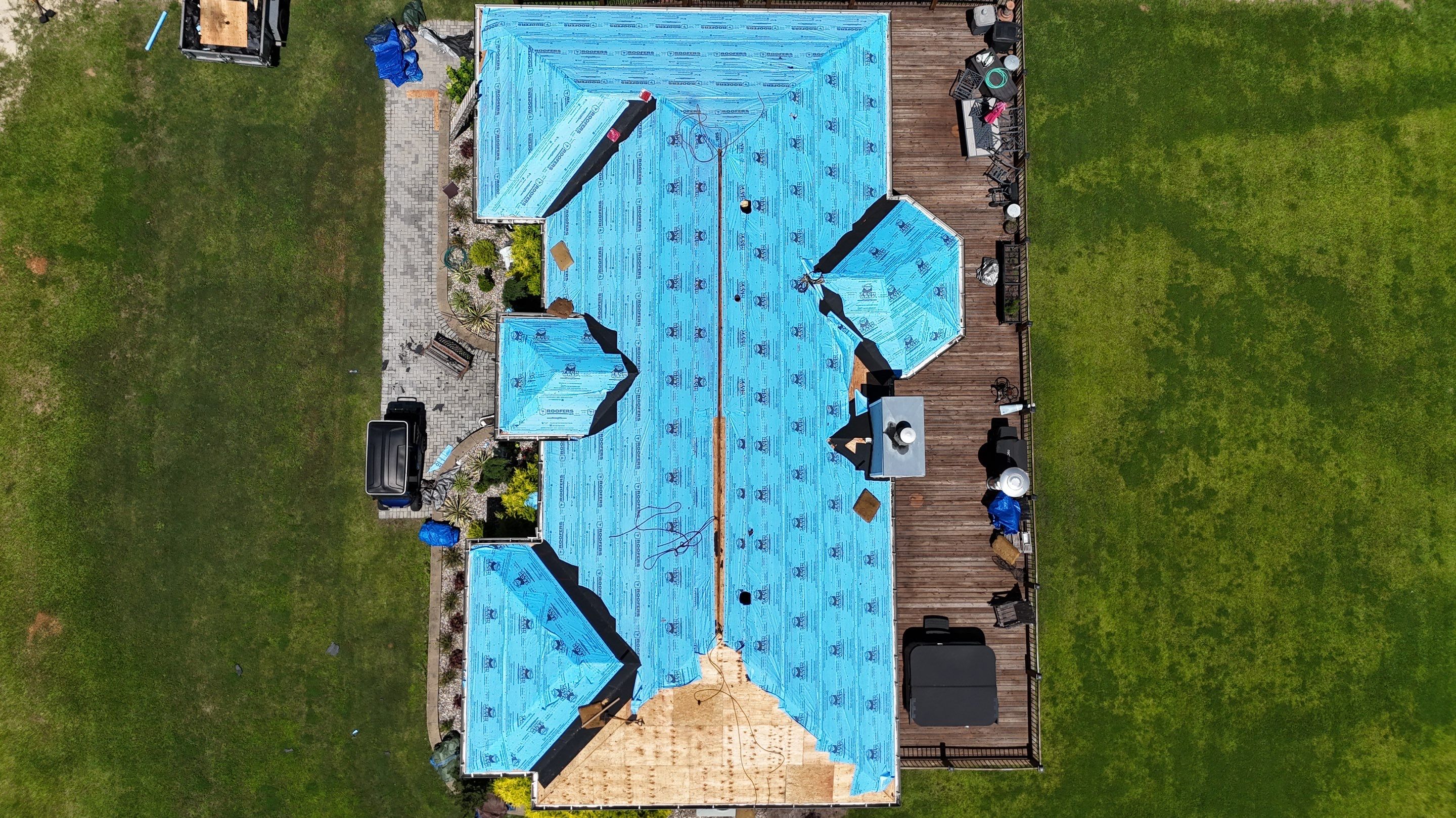 Asphalt Shingle Roof Replacement and Decking Repair in Edgefield by Roofers LLC