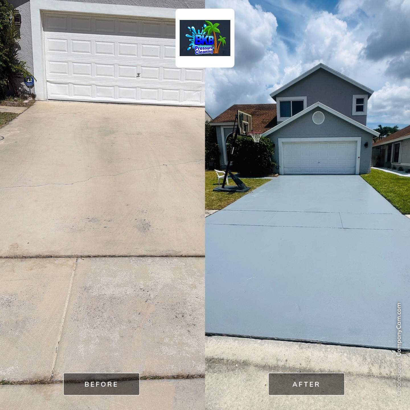 Driveway Painting Service Boca Raton by BKB Pressure Cleaning LLC
