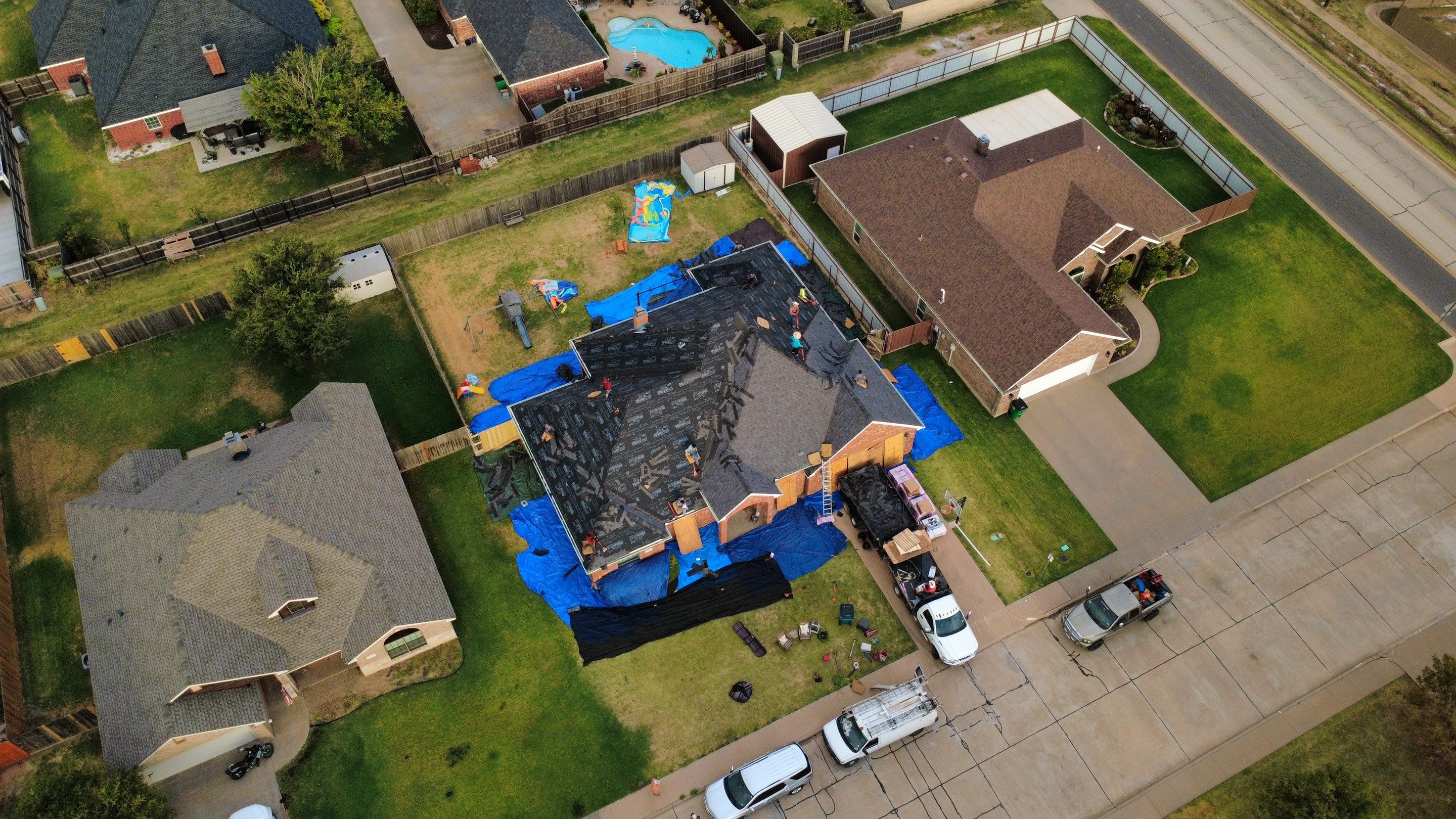 Owens Corning Duration Storm Class 4 Roof Replacement in Burkburnett, Texas by Shearman Roofing & Construction