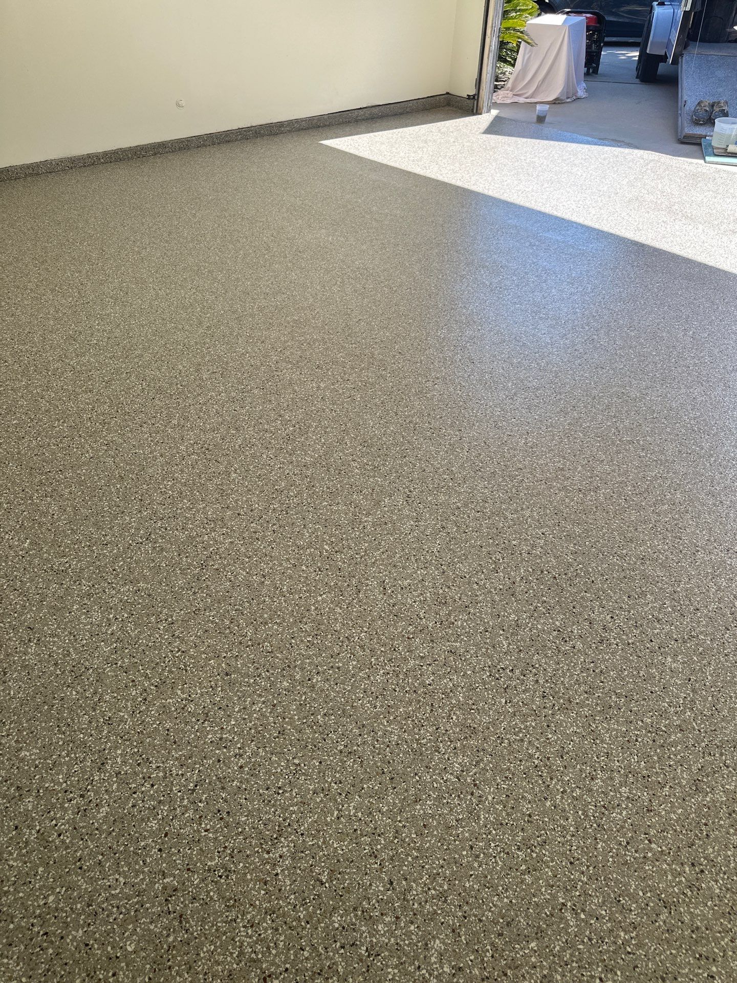 San Luis Obispo Garage Floor Coating Using Simiron Polyurea System by MGP Coatings