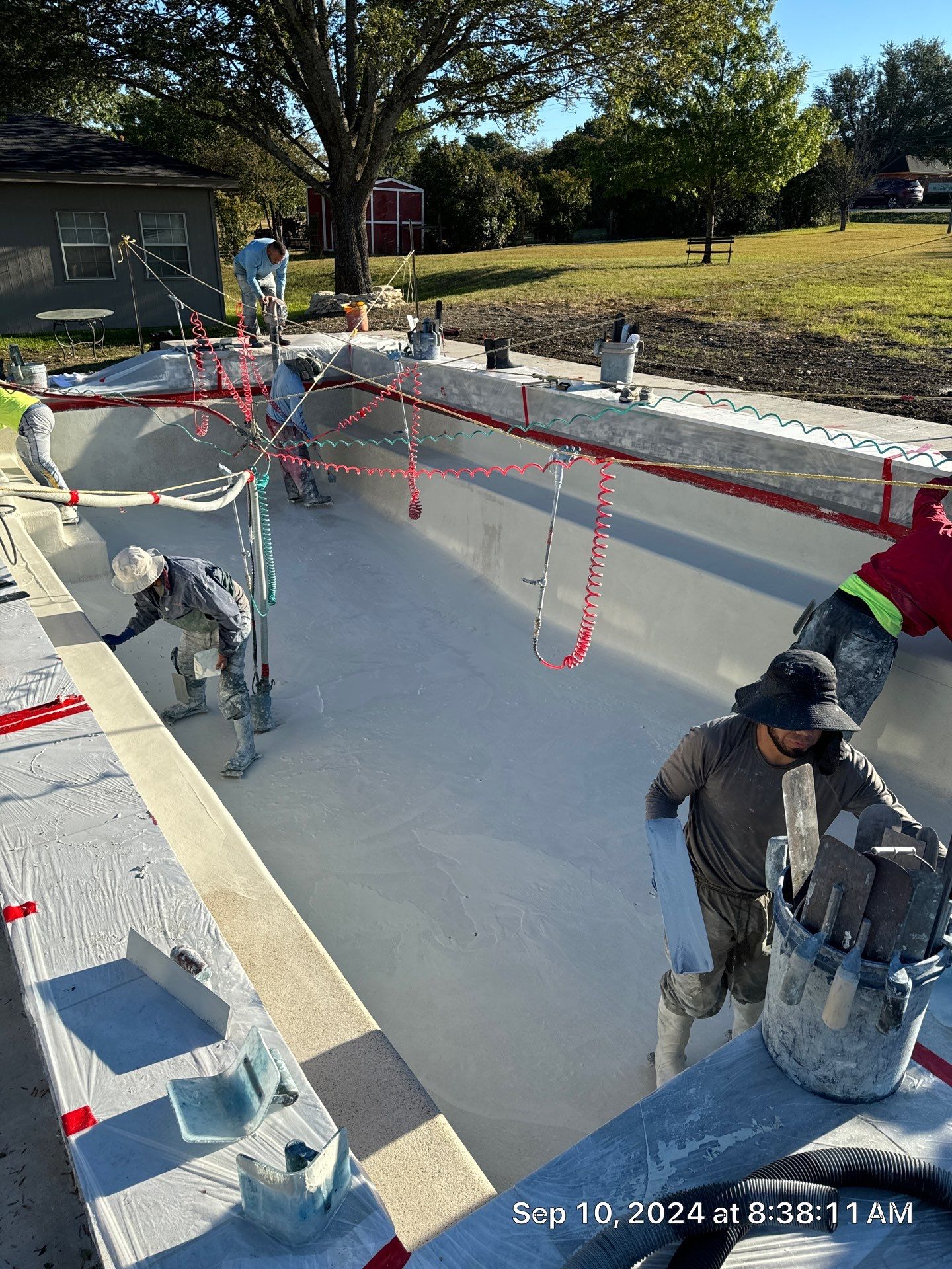 Large Modern Rectangular Pool with Tanning Ledge by Pinnacle Pools and Spas - DFW
