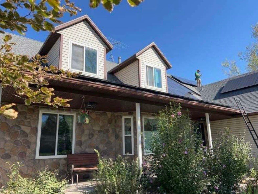 Siding in Lindon by Master Rain Gutters.