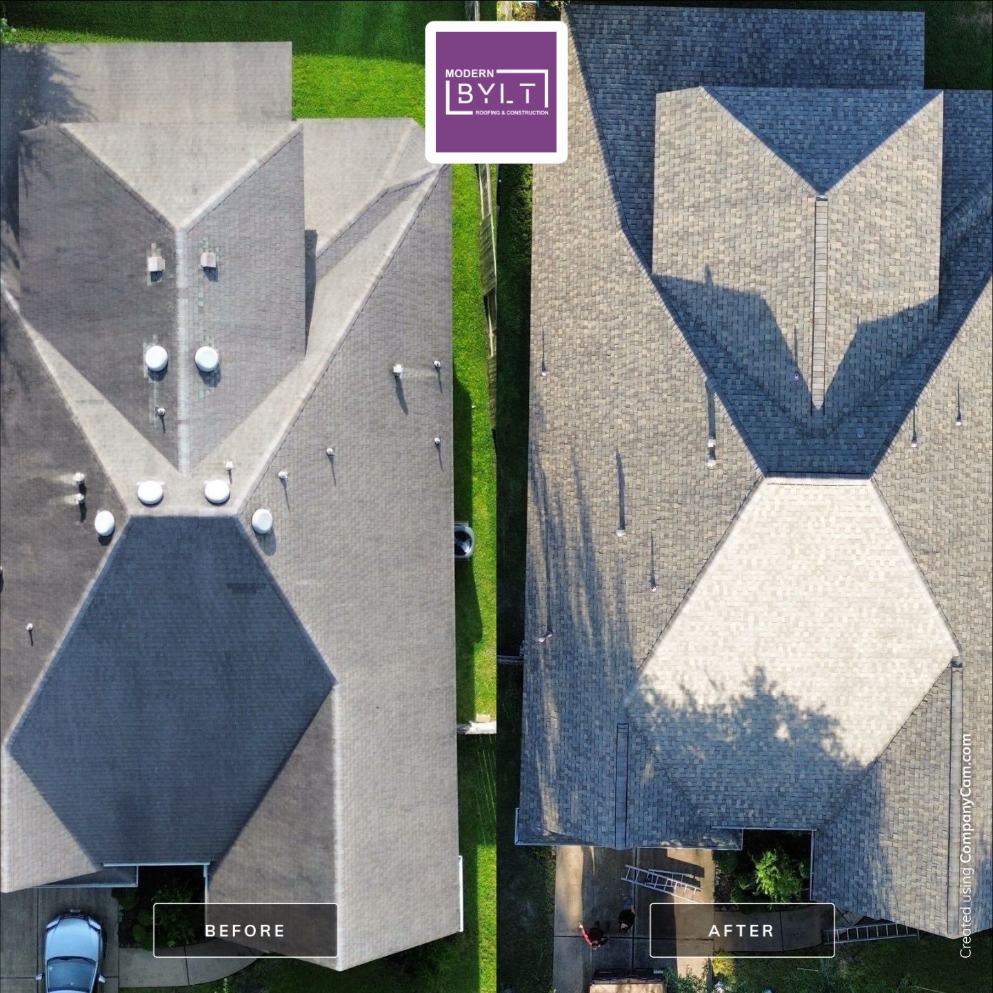 Spring Roof Replacement by Modern BYLT Roofing & Construction