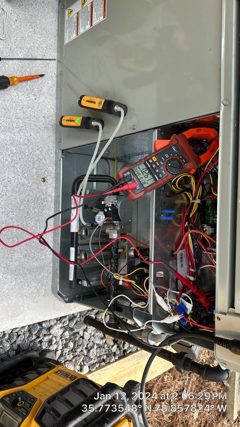 Trane Package Unit Installation by Nick's Mechanical LLC.