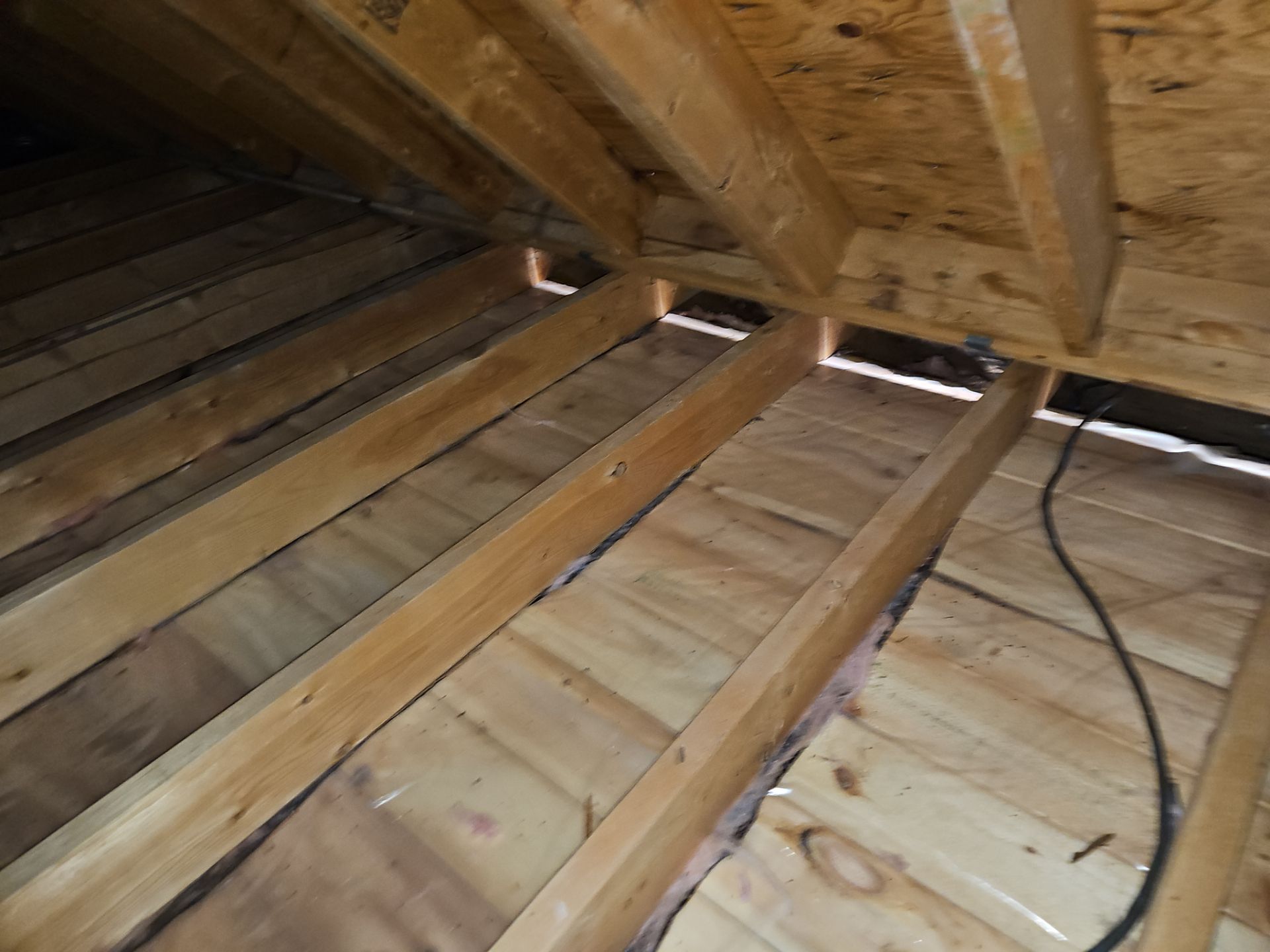 Attic Insulation using open cell spray foam by NYS Foam & Energy