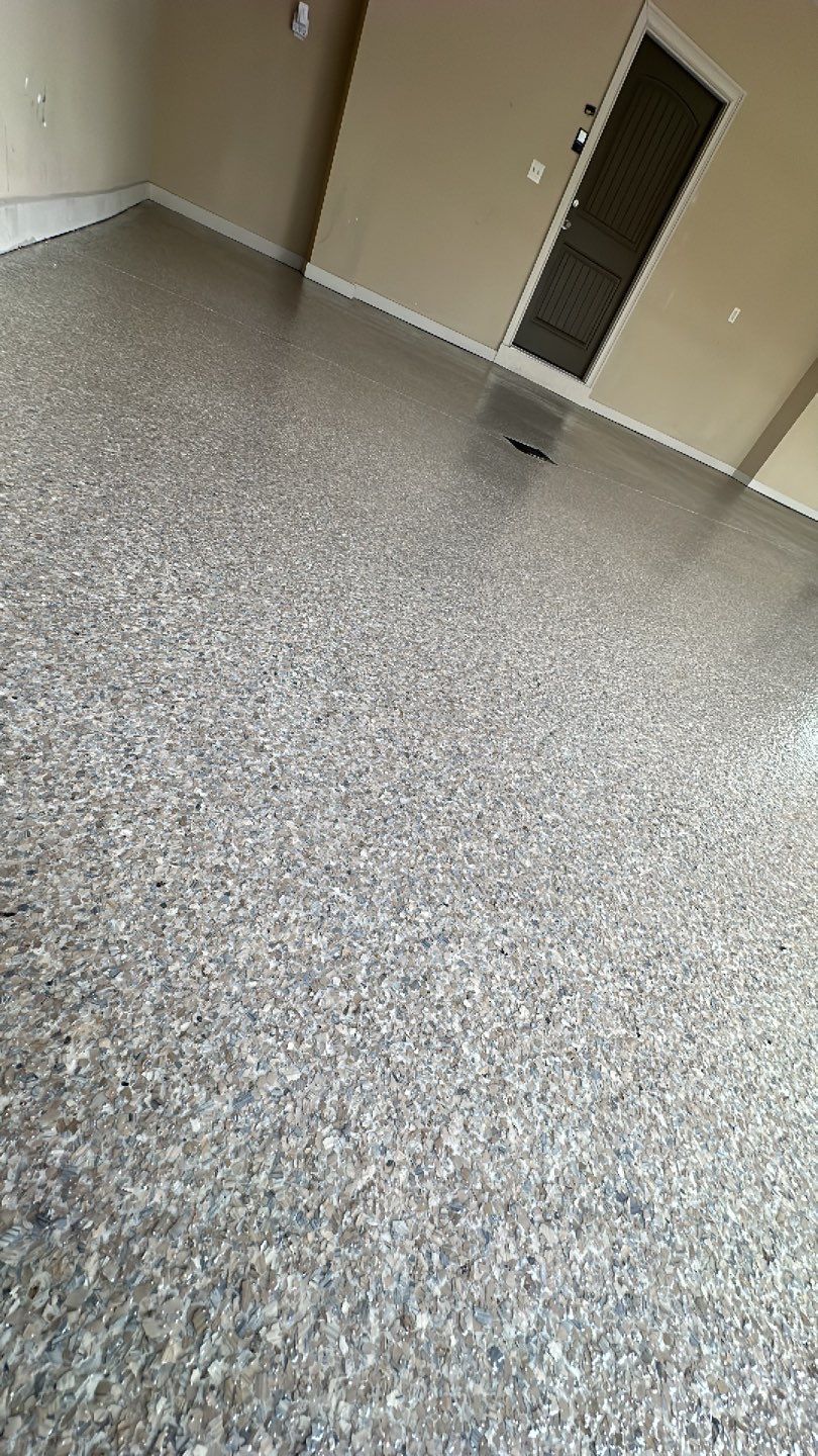 Large Patio + Garage Project in Moon Township by Floors in a Day, Inc