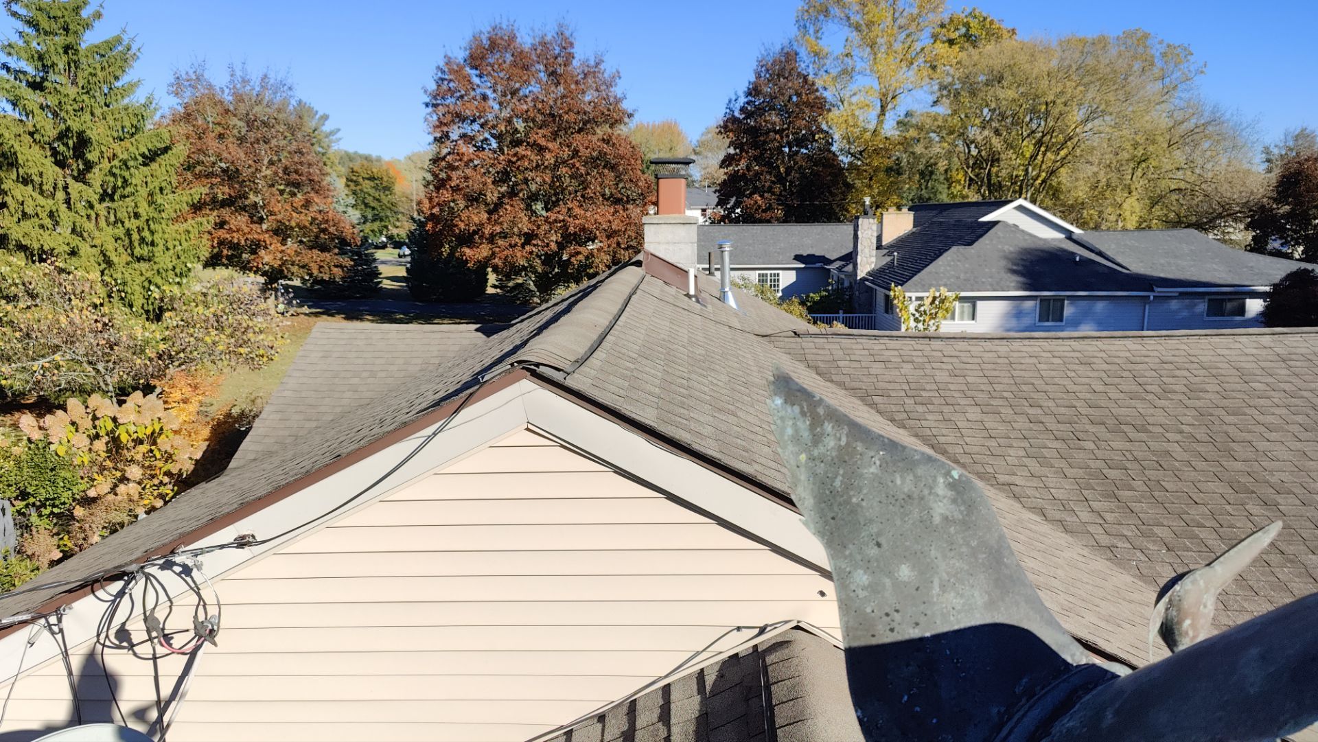 Roof Replacement using Owens Corning Aged Copper by 180 Contractors
