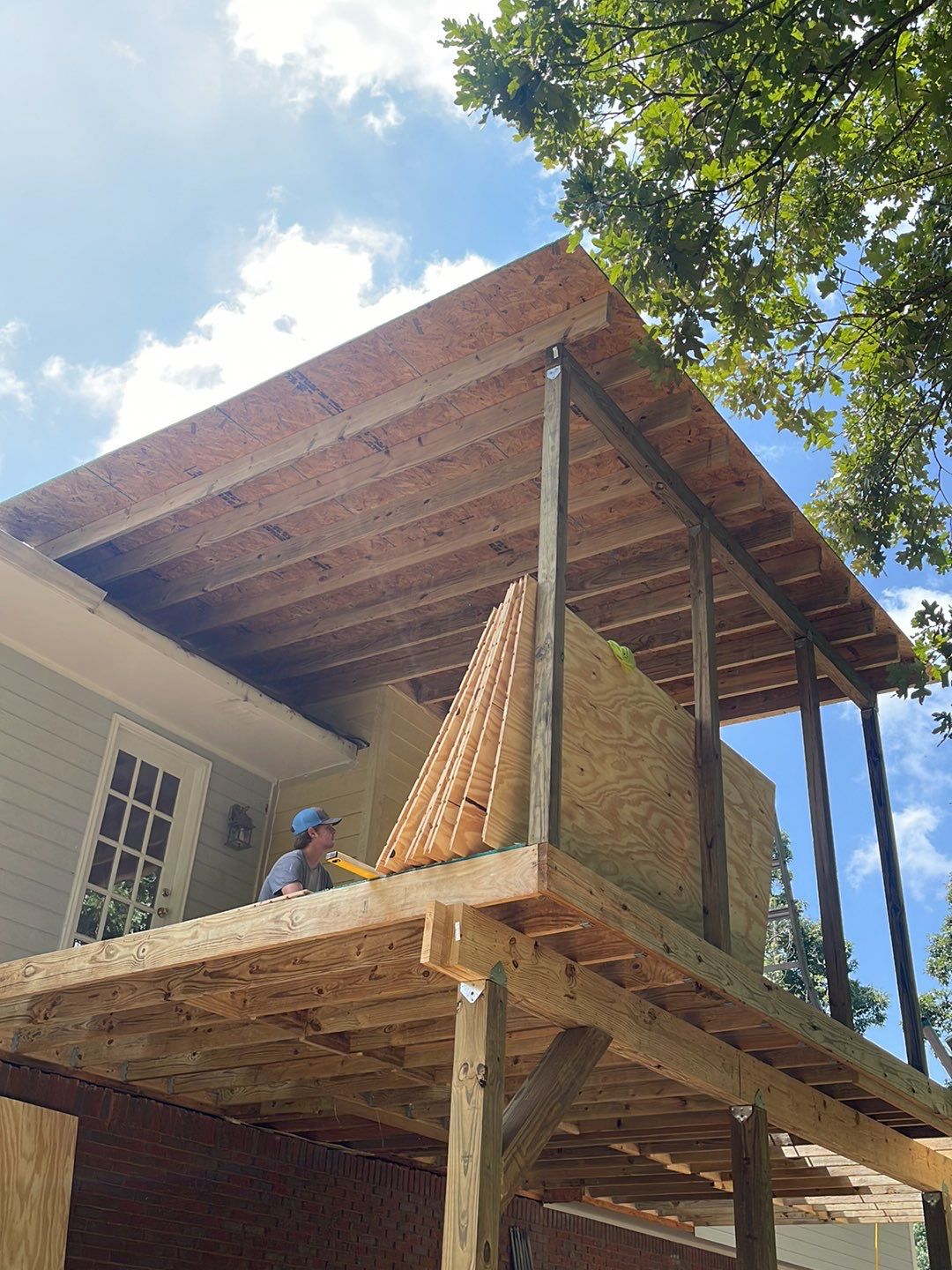 South Trace Lane - Deck Installation and Chimney Repair by Pillar and Pine