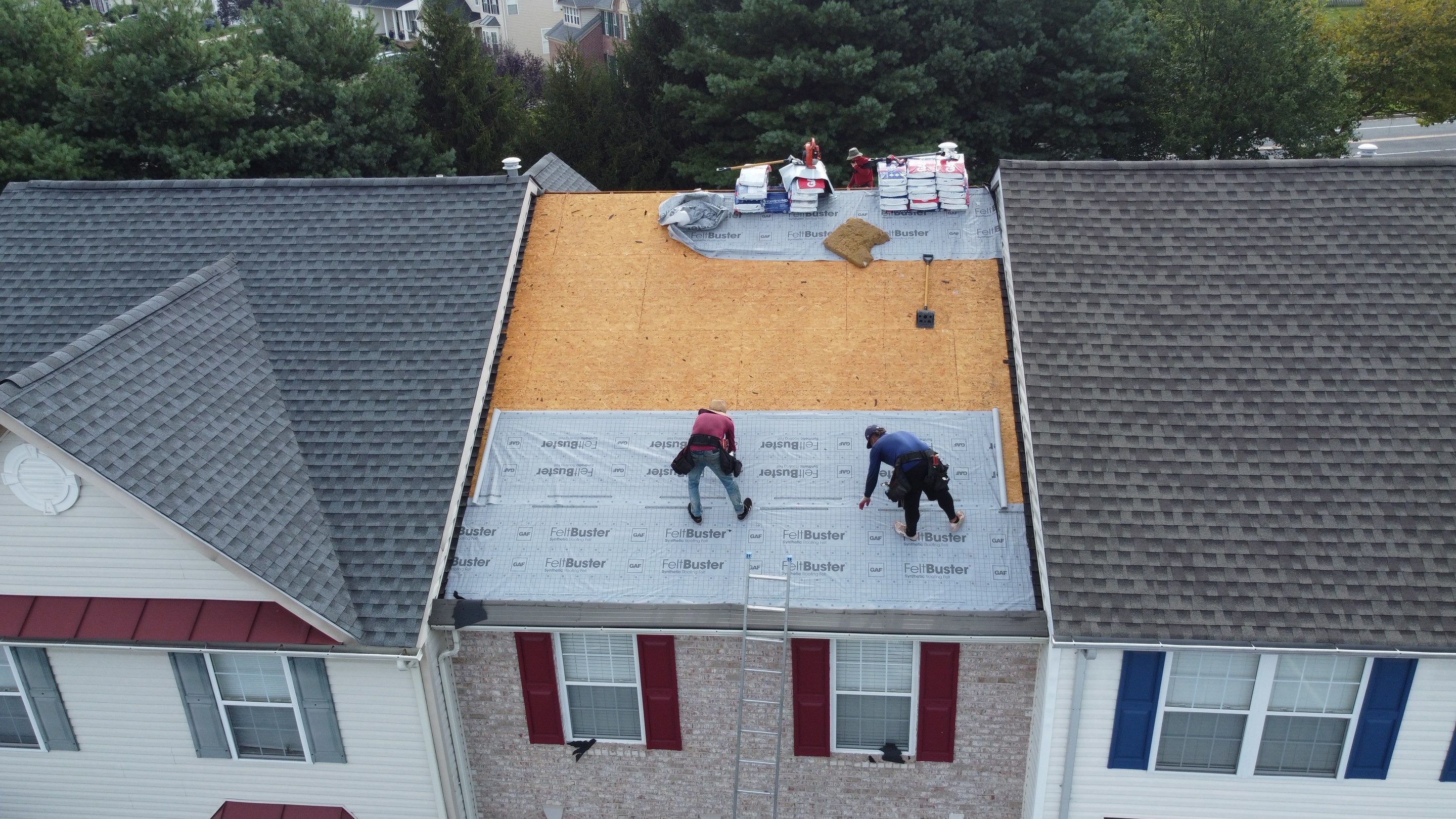 Residential Roofing Installation using GAF Timberline HDZ by Matter Roofing & Construction