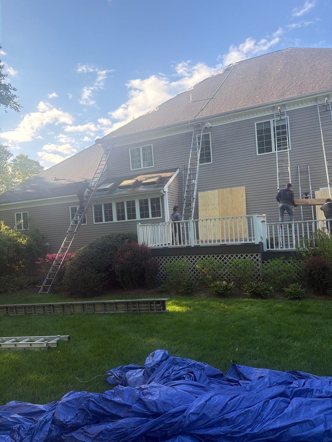 DiGiorgi installs asphalt shingled roof in beautiful Stamford hom! by DiGiorgi Roofing and Siding Inc