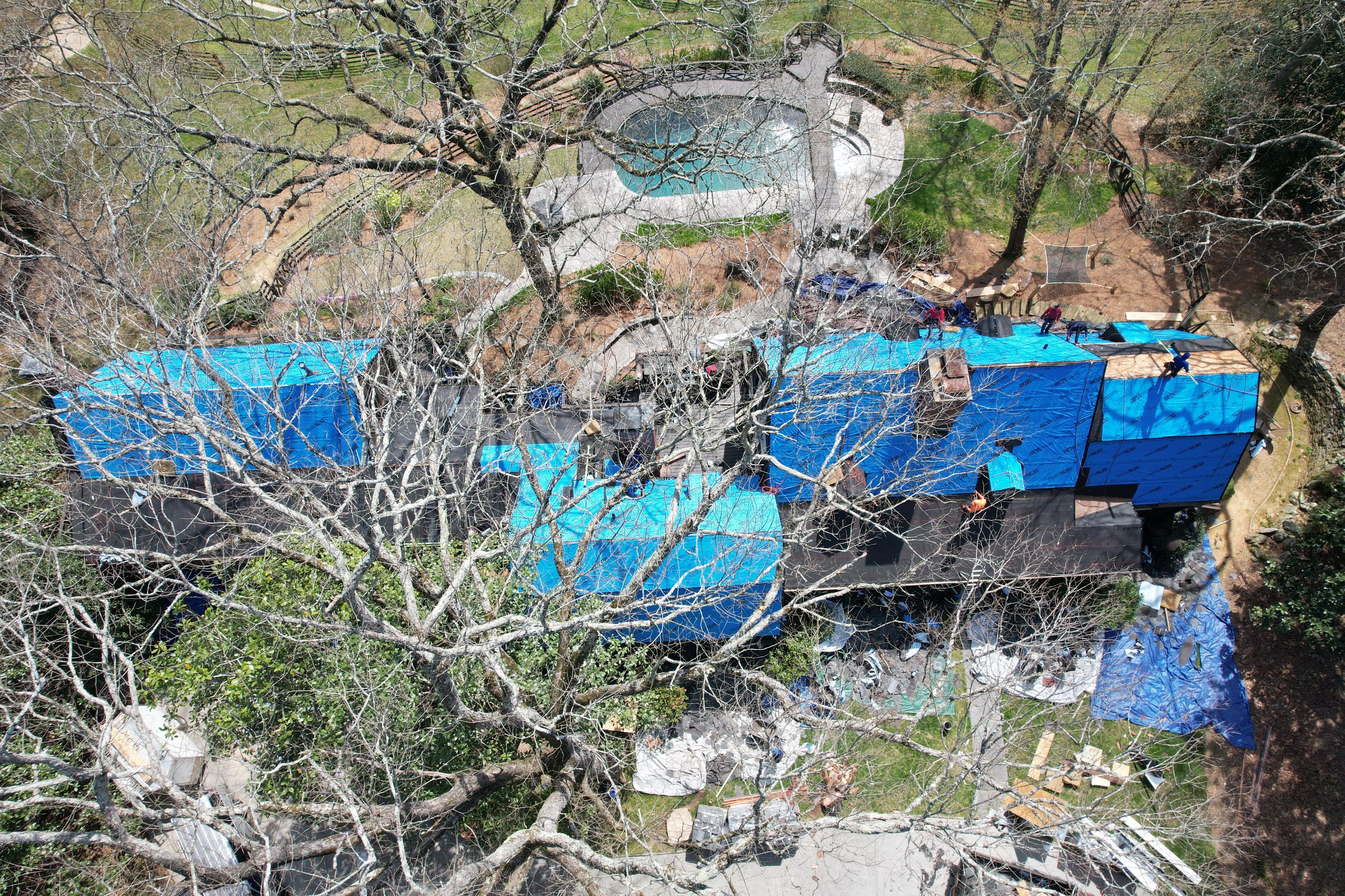 Residential Roofing Installation using Da Vinci Slate  by Inspector Roofing and Restoration