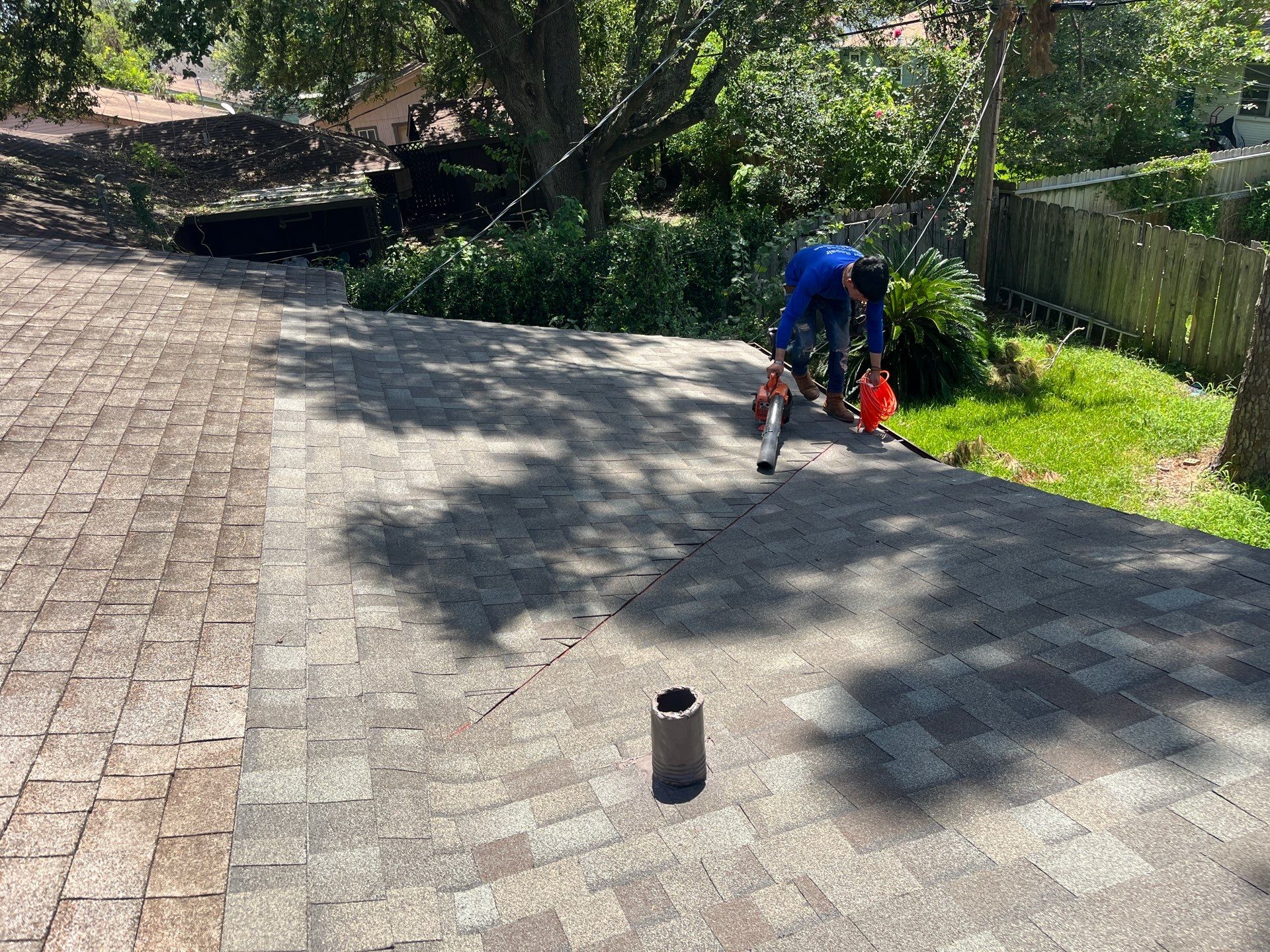 Residential Roofing Installation using Owen's Corning Duration (Lifetime) Shingles by Roof Repair Company