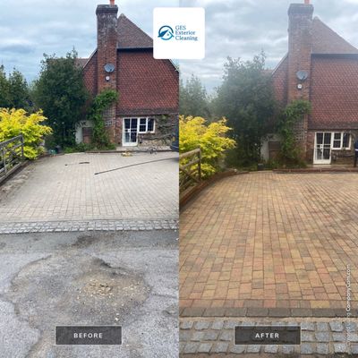 Exterior Clean - Drive - Patio - Paths using honda 21 ltr/min