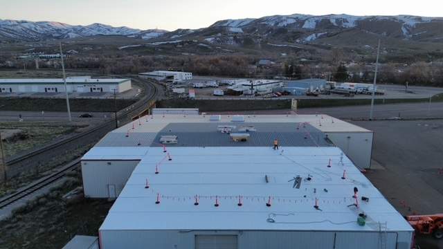 Commercial Roofing Installation using GAF TPO by All County Roofing Inc.