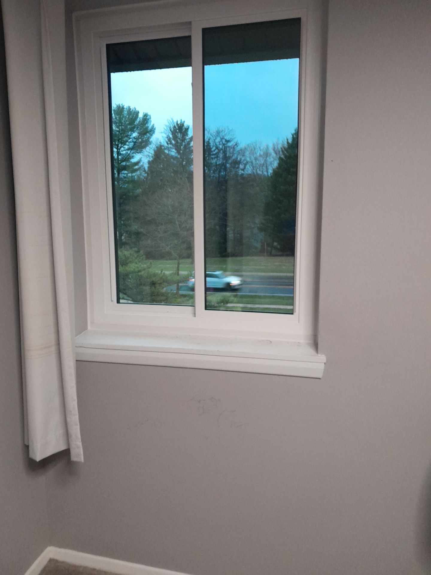 Bronze exterior Provia Sliding windows by Window Depot of Annapolis