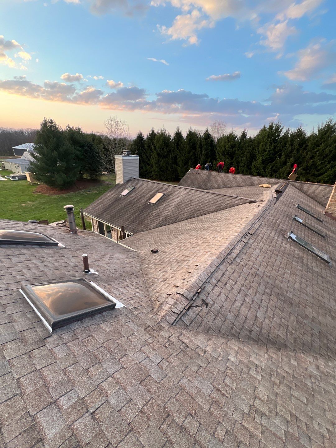 Residential Roofing Installation using Williamsburg Grey Duration Shingles by WIW Enterprises Inc