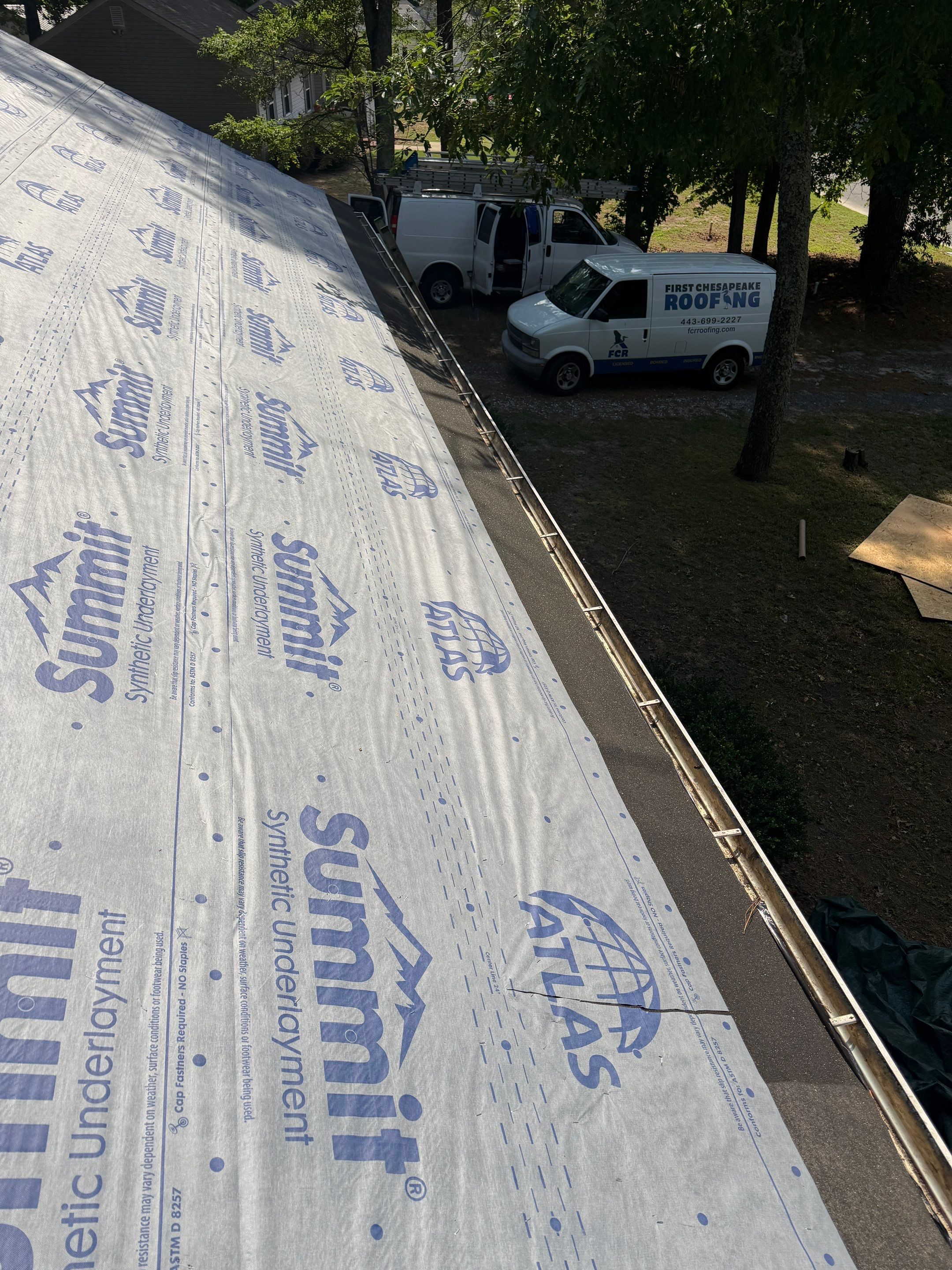 Full Residential Roof Replacement with Architectural Shingles in Salisbury by First Chesapeake Roofing