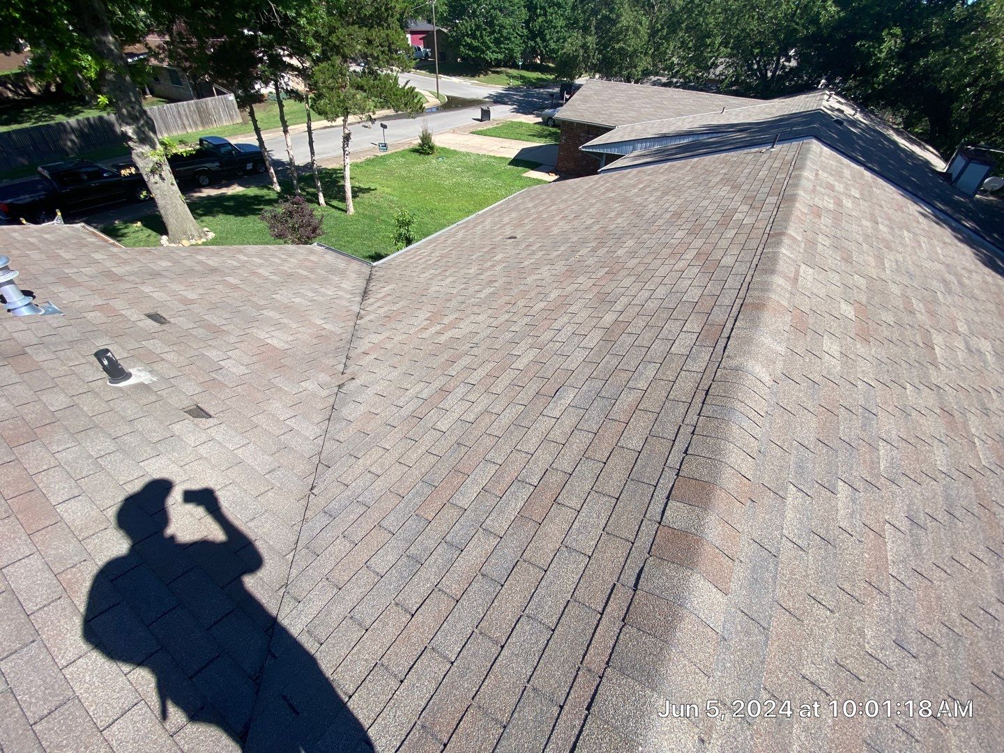 Roof inspection in Bartlesville by Decor Roofing & Restoration