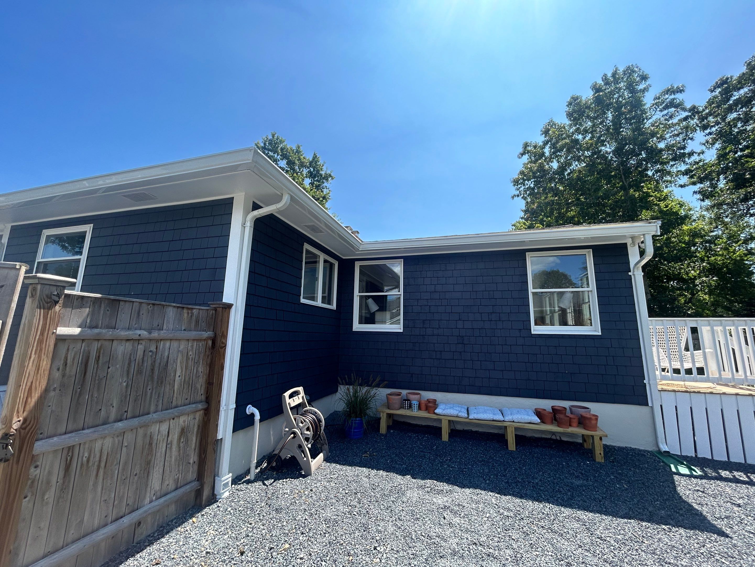 Gutter Installation using 6" K-Style Aluminum Gutter by Gutter Pro Enterprises