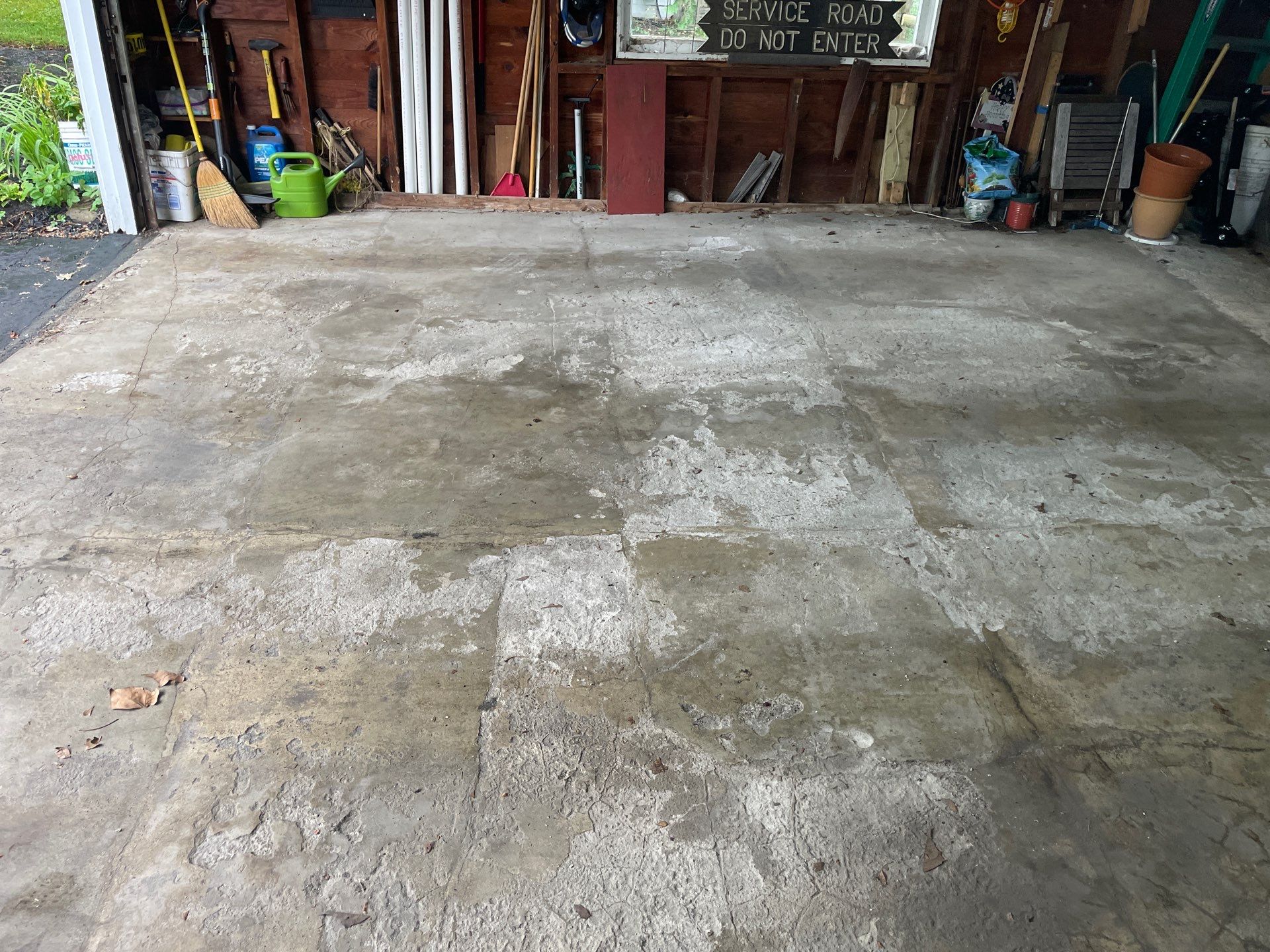 Concrete garage floor replacement by NG Masonry & Construction LLC