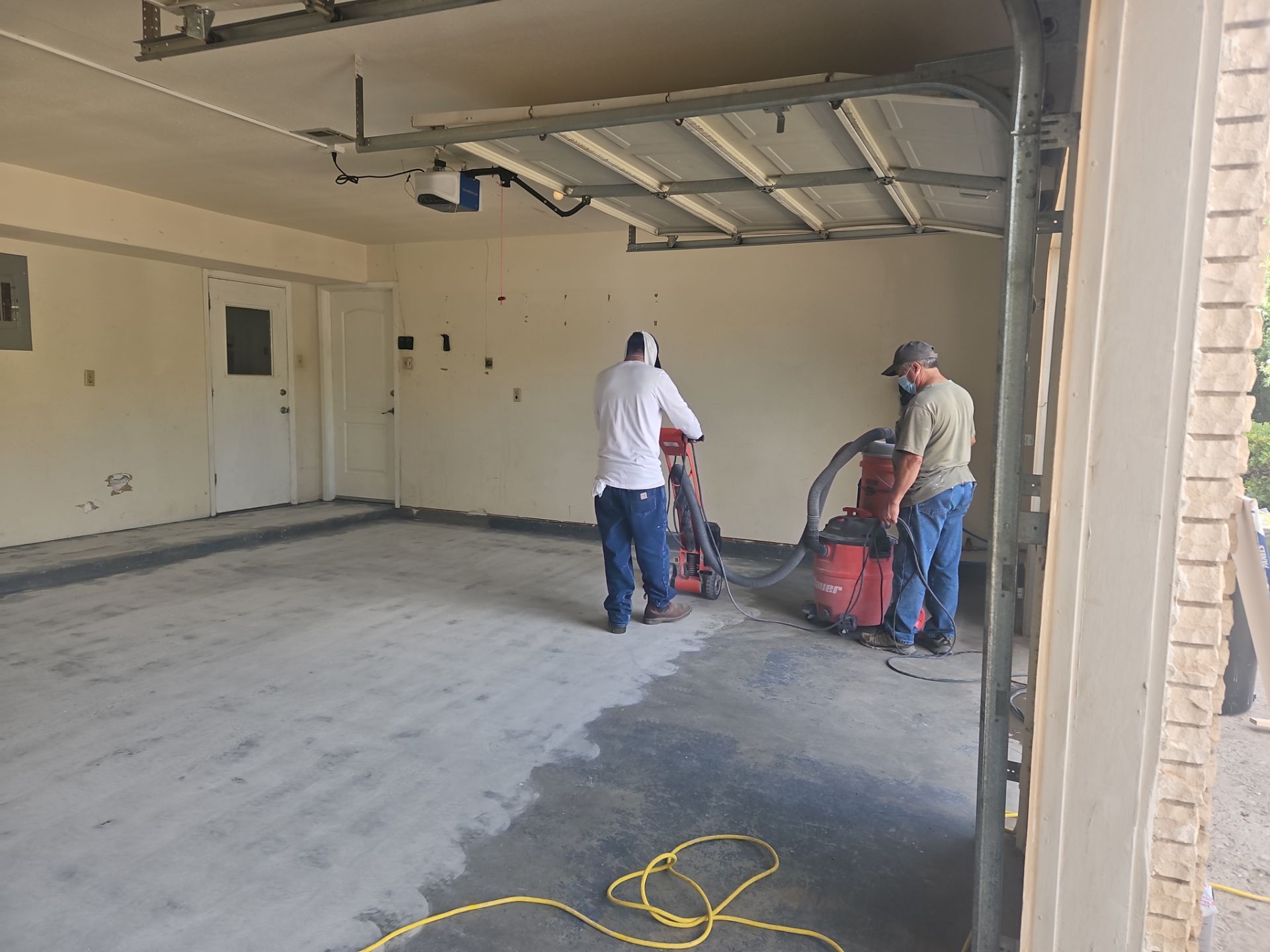 Garage Floor Coating and Crown Moulding Install  by Regal Renovate