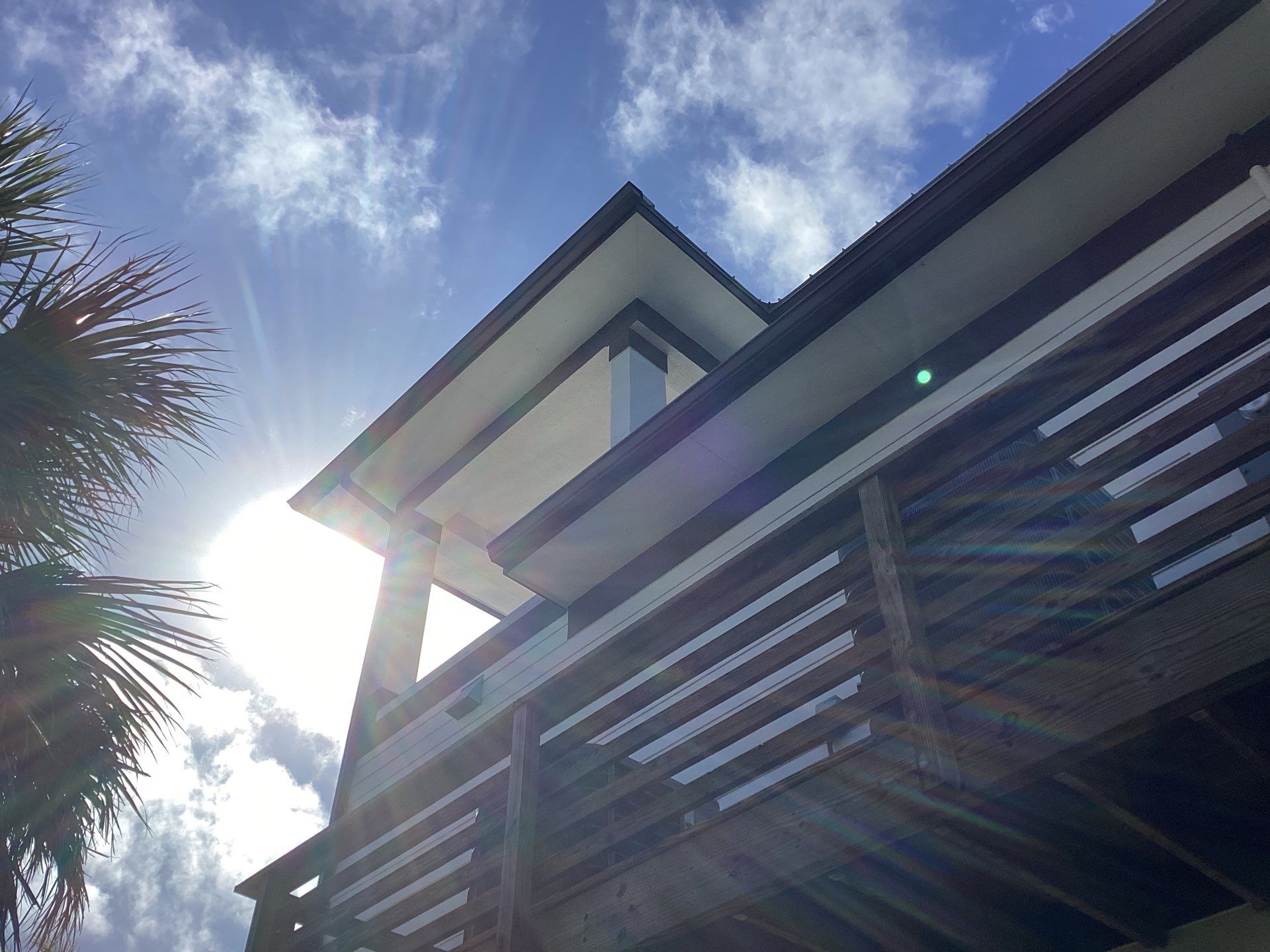 Brown Gutter Installation in Sanibel FL by Gutter Professors