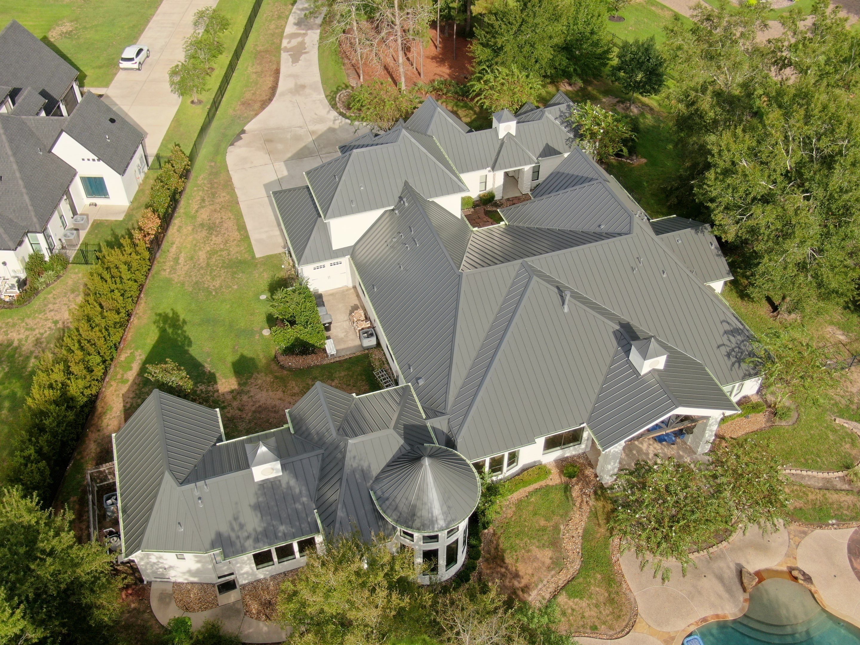 Standing Seam Project - Spring, TX by Hartland Roofing & Construction