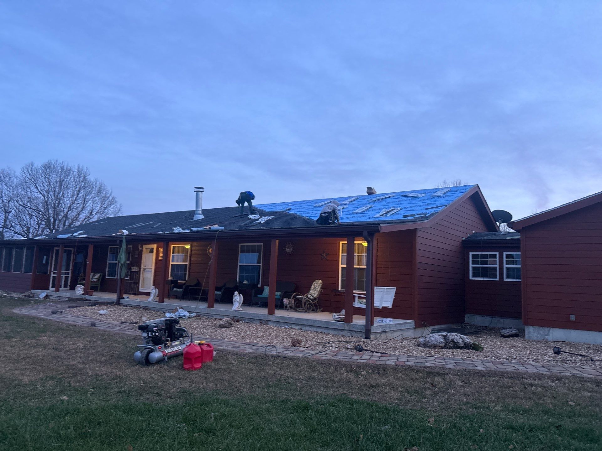 Residential Roof & Gutters Guards Install  by Titan Commercial & Residential Roofing 