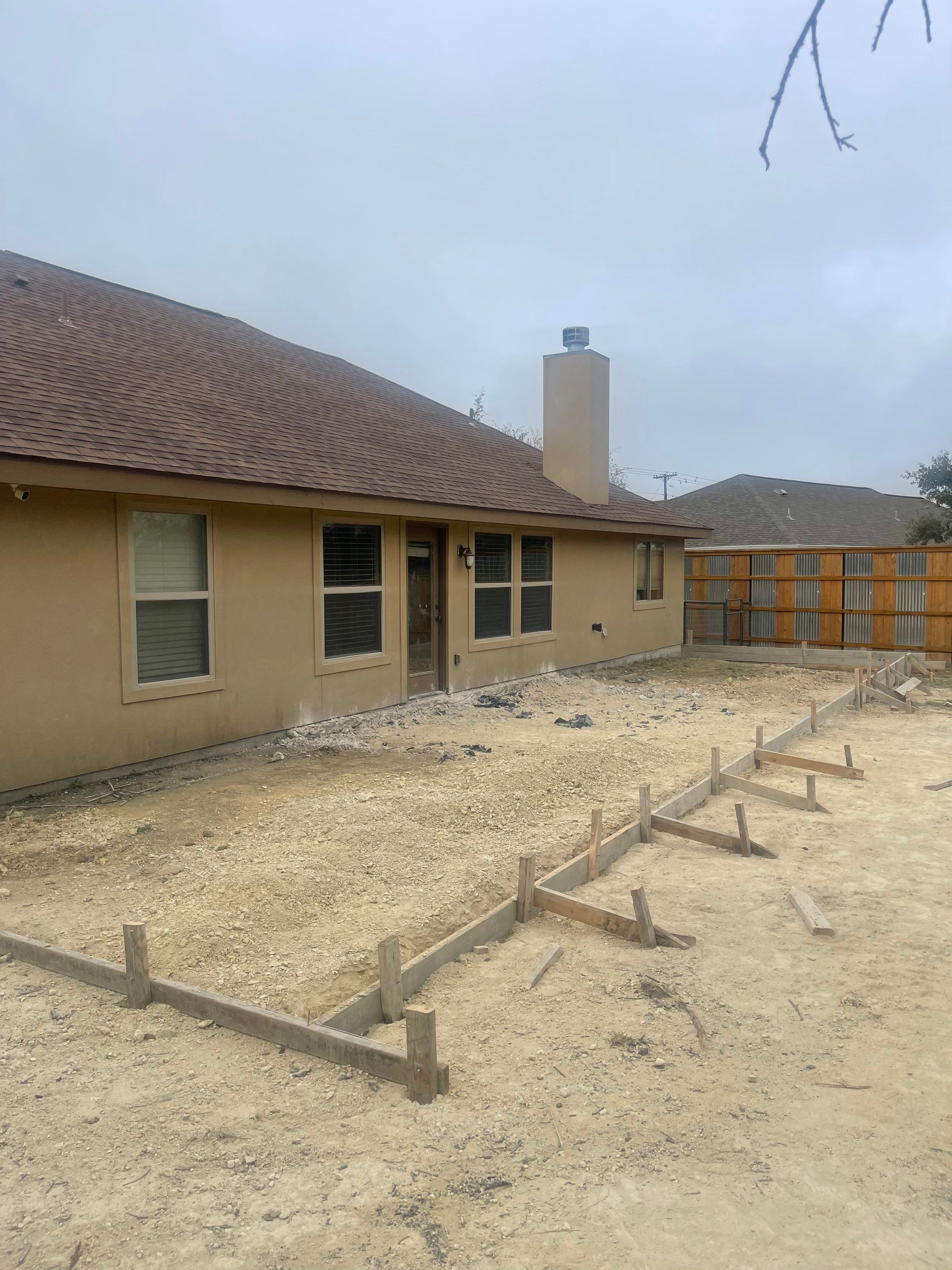 Reroof with Back Patio Addition using Owens Corning Duration Aged Copper by Lightning Exteriors