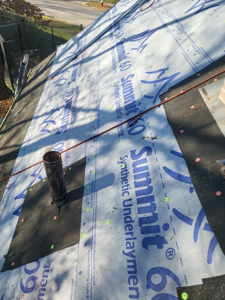 ATLAS PINNACLE COLOR: COASTAL GRANITE DRIP EDGE: BLACK by Eagle Eye Roofing