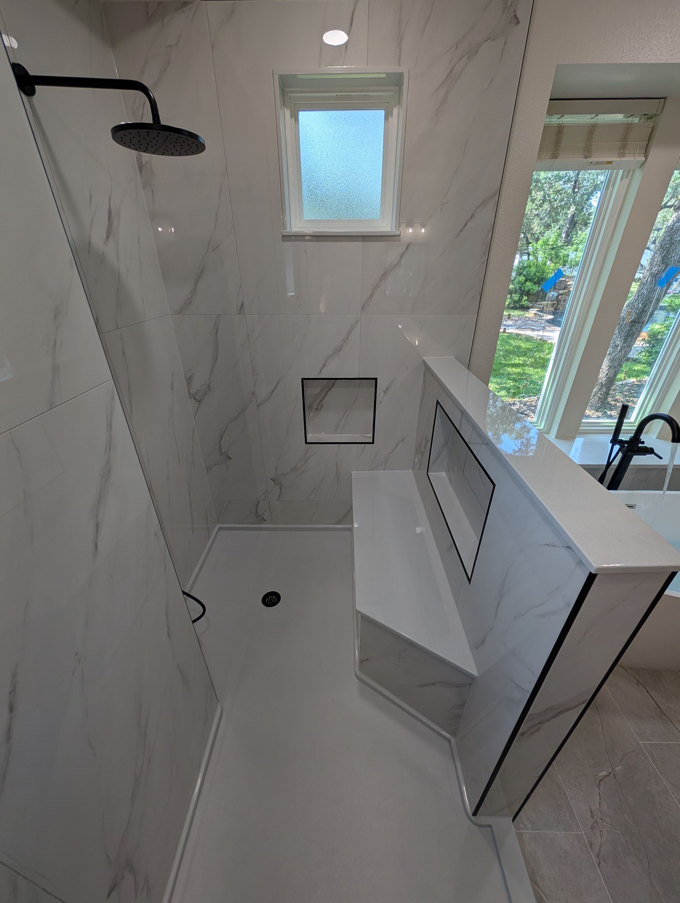 New Braunfels Bathroom Remodel with Freestanding Tub and Expanded Walk-In Shower by Legacy Bath and Kitchen