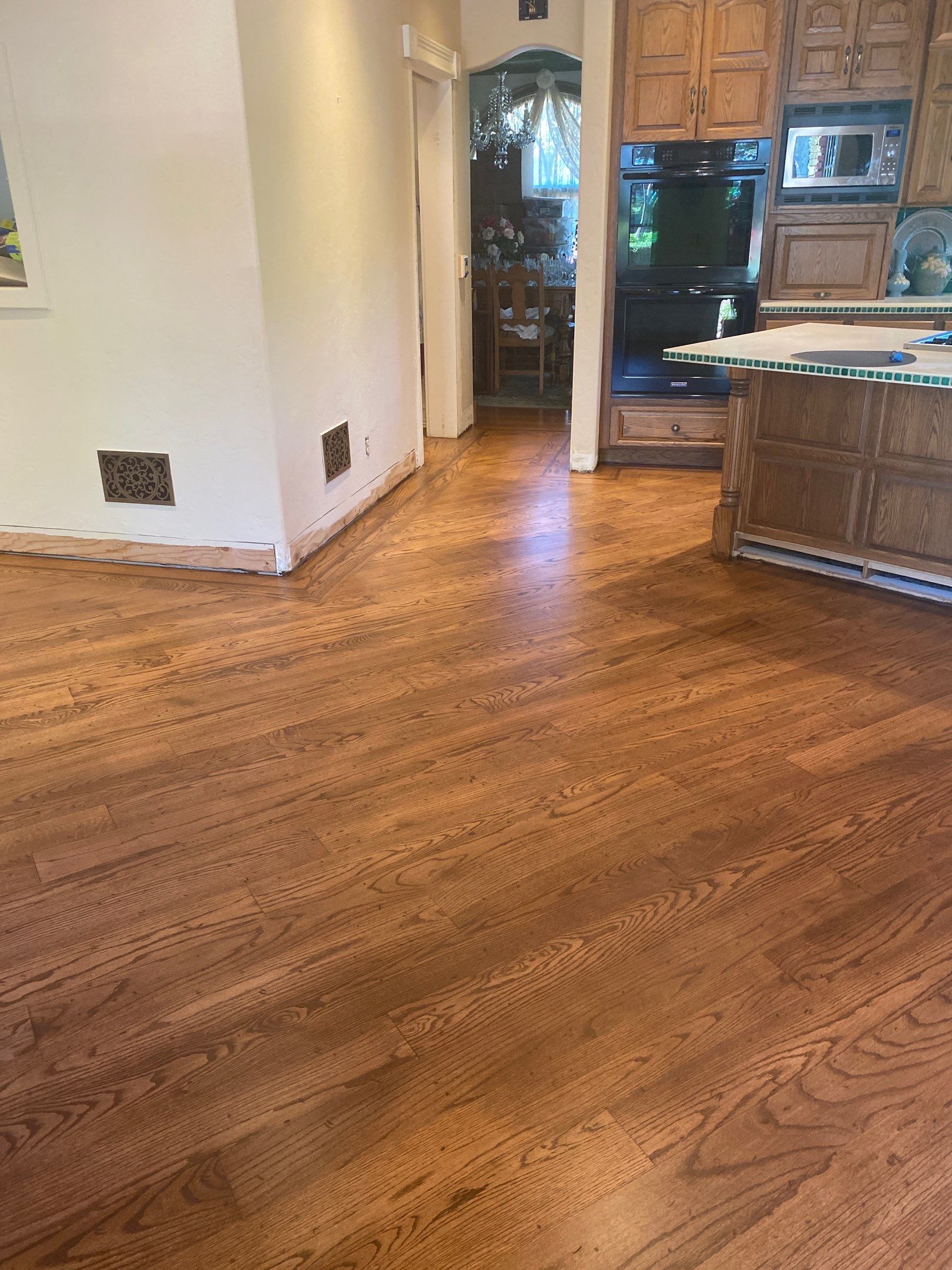 Flood damaged floor repair by Footprints Floors South Sacramento