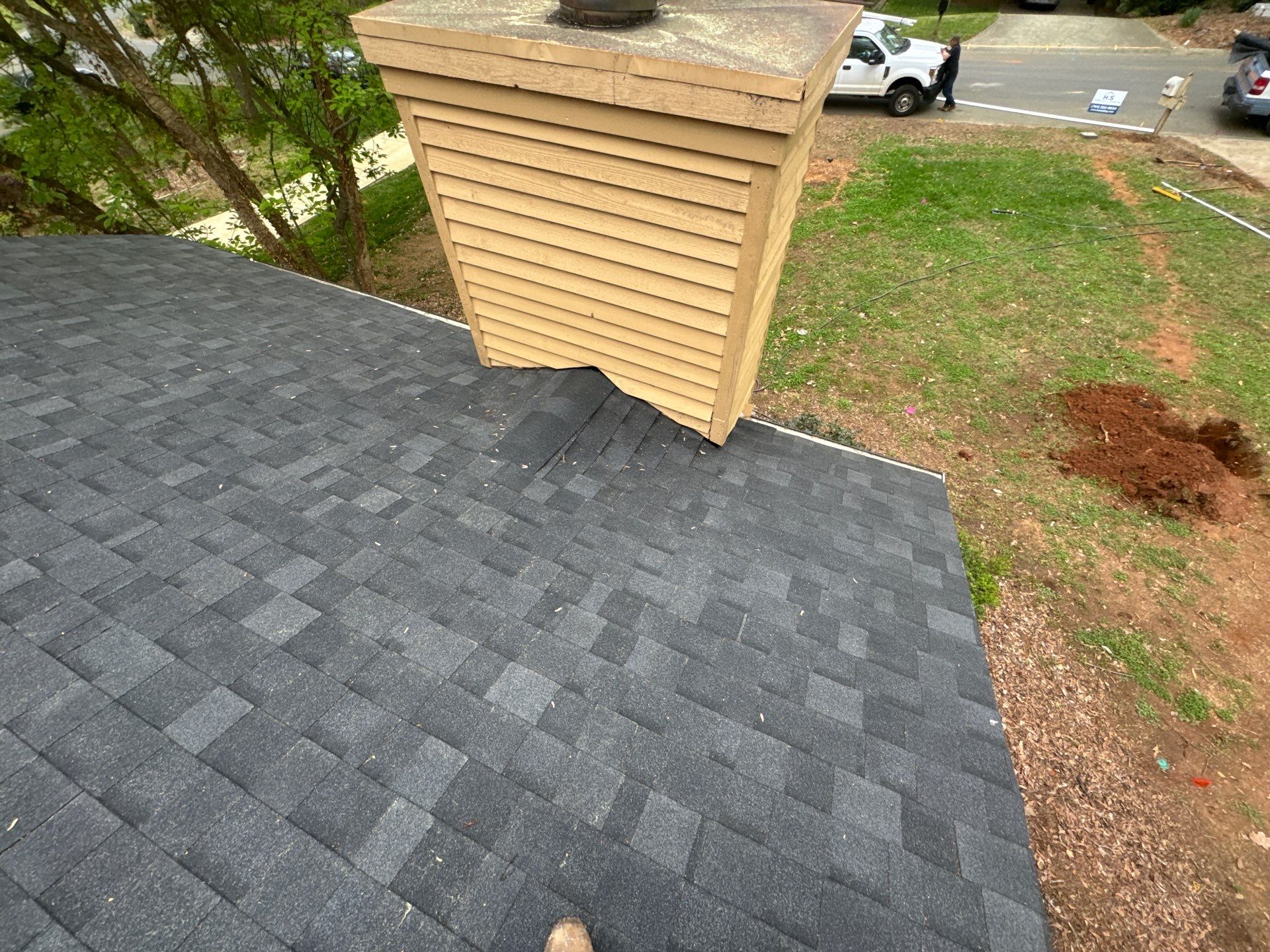 IKO Cambridge Architectural Shingle in the color of Black by H&S Roofing and Gutter