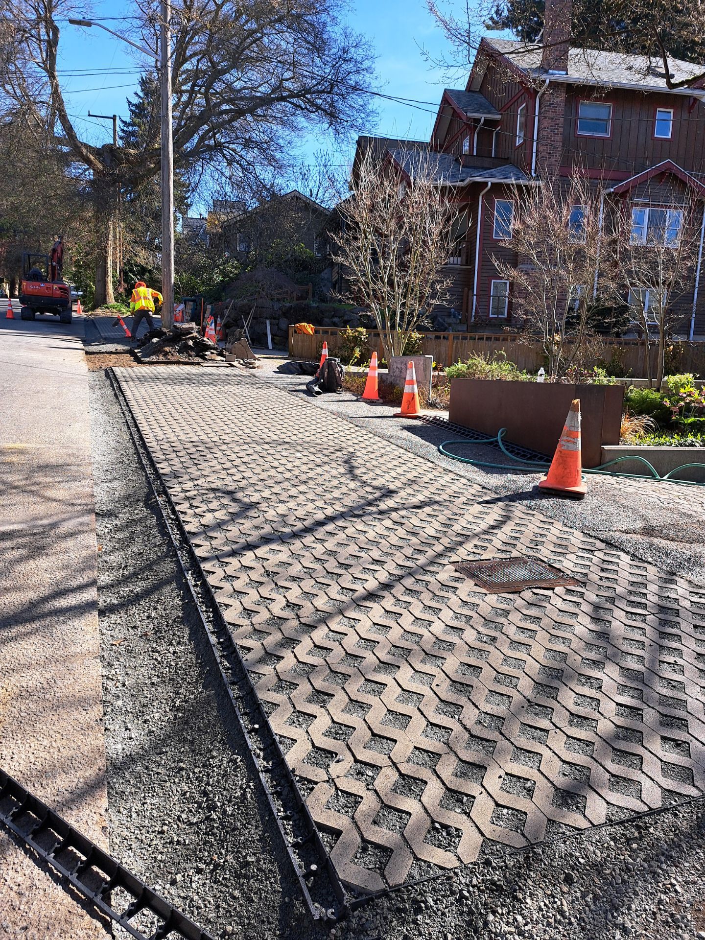 Russell | Turfstone Pavers Driveway  by Jireh Asphalt & Concrete Inc 