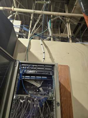 Structured cabling installation by CimaSolutions