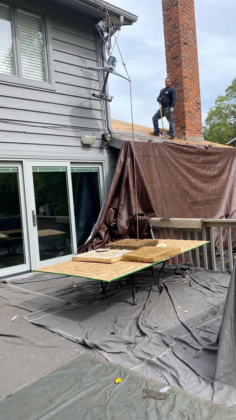 Residential Roofing Installation using Owens Corning Duration Driftwood by Absolute Roofing and Construction
