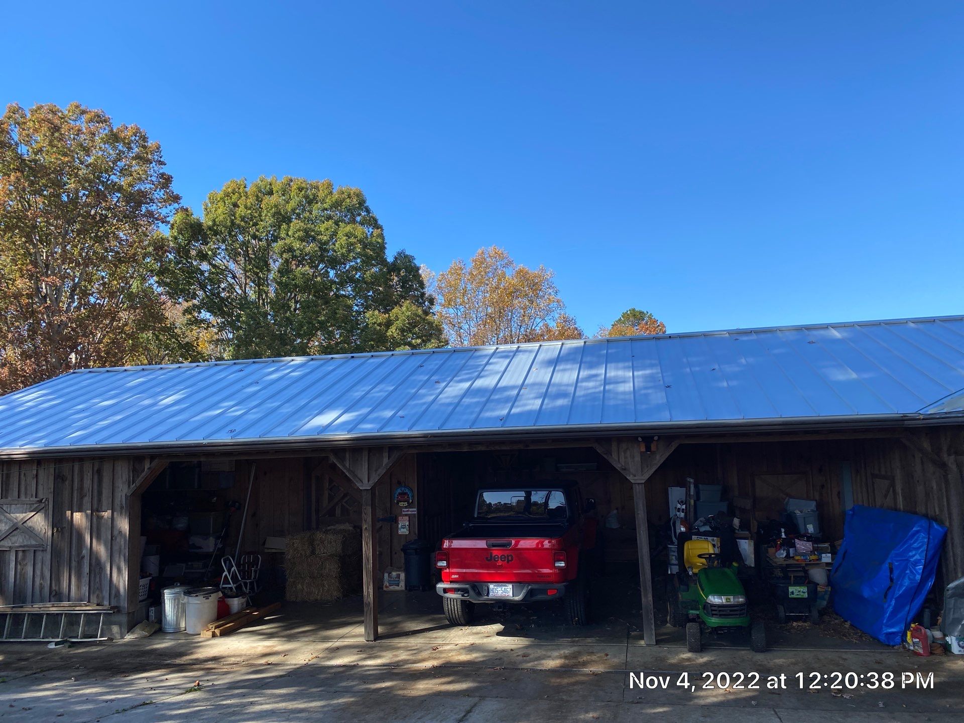 Beautiful Standing Seam Metal Roof by Just In Time Roofing and Restoration