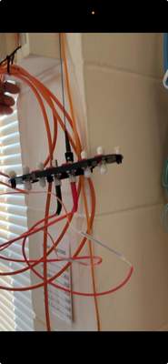 Structured cabling installation by CimaSolutions