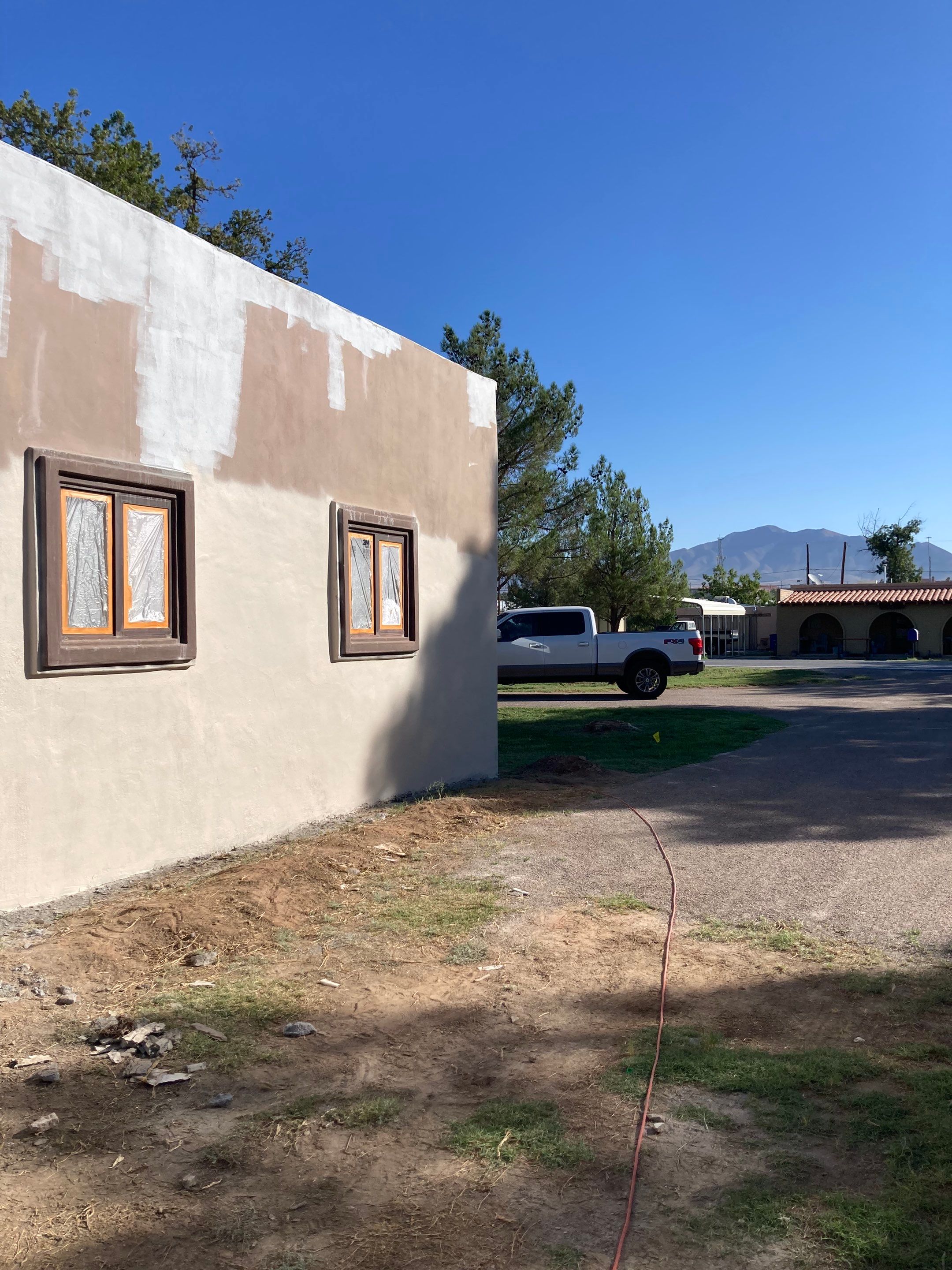 Significant Stucco Damage and Repair by Regal Renovate