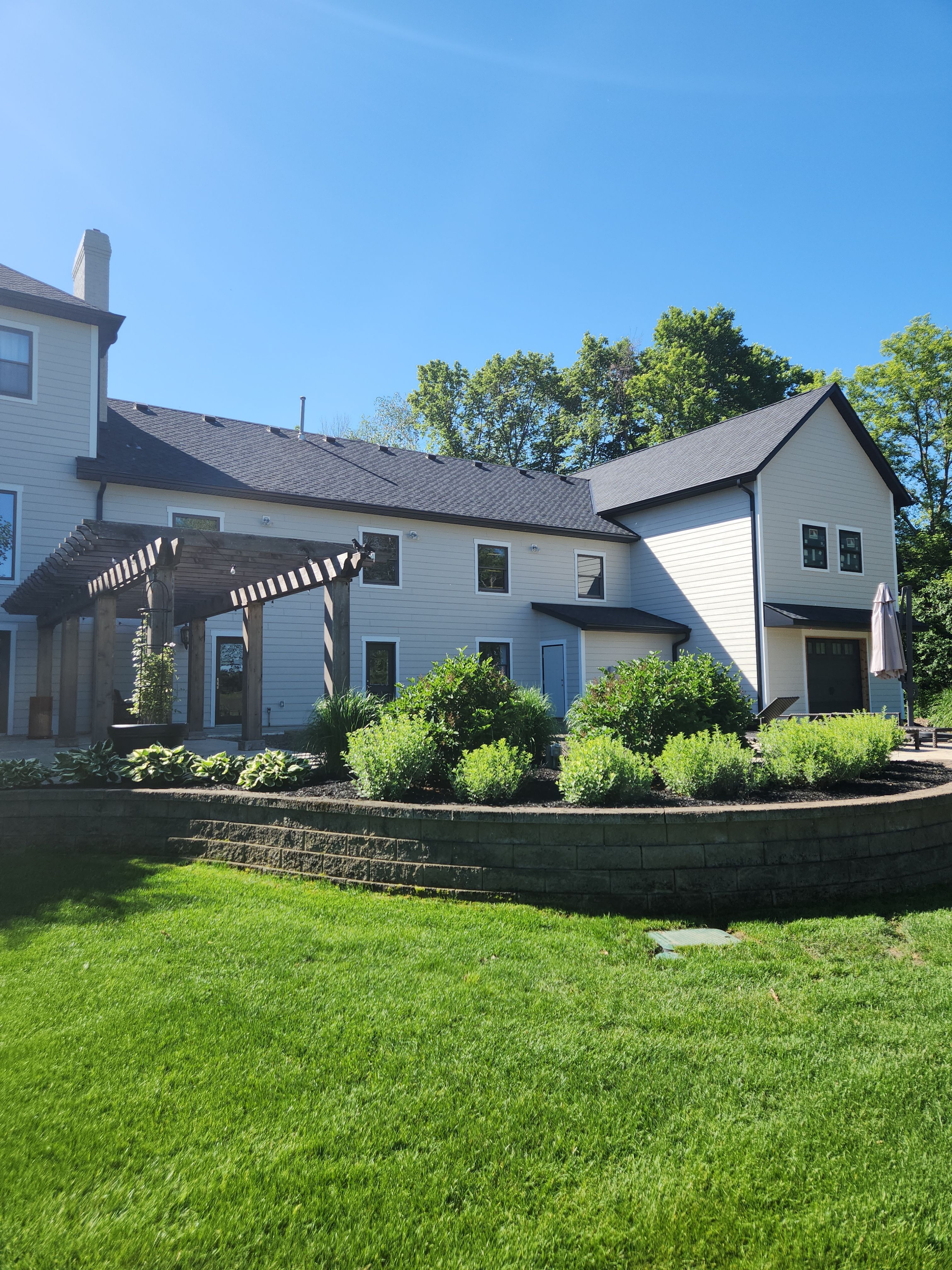 6" Black Gutters in White Bear Lake  by Next Level Seamless Gutters / Exteriors Inc.